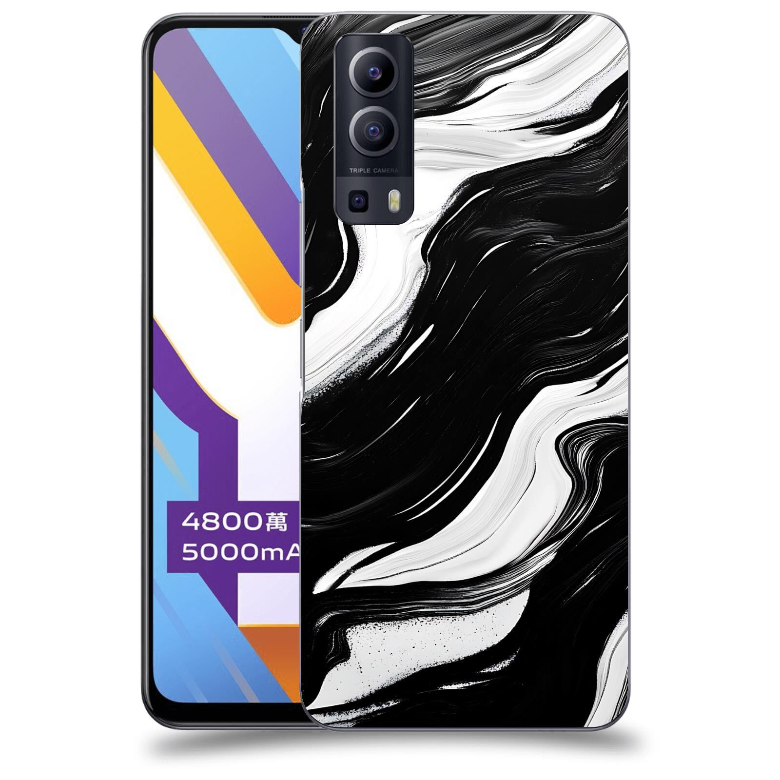 ACOVER Kryt na mobil Vivo Y52 5G - Monochromie a Proudění