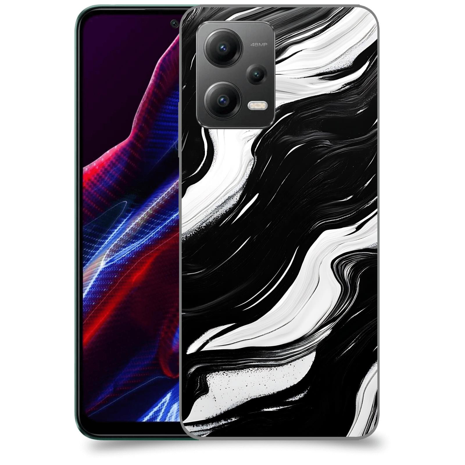 ACOVER Kryt na mobil Xiaomi Poco X5 - Monochromie a Proudění