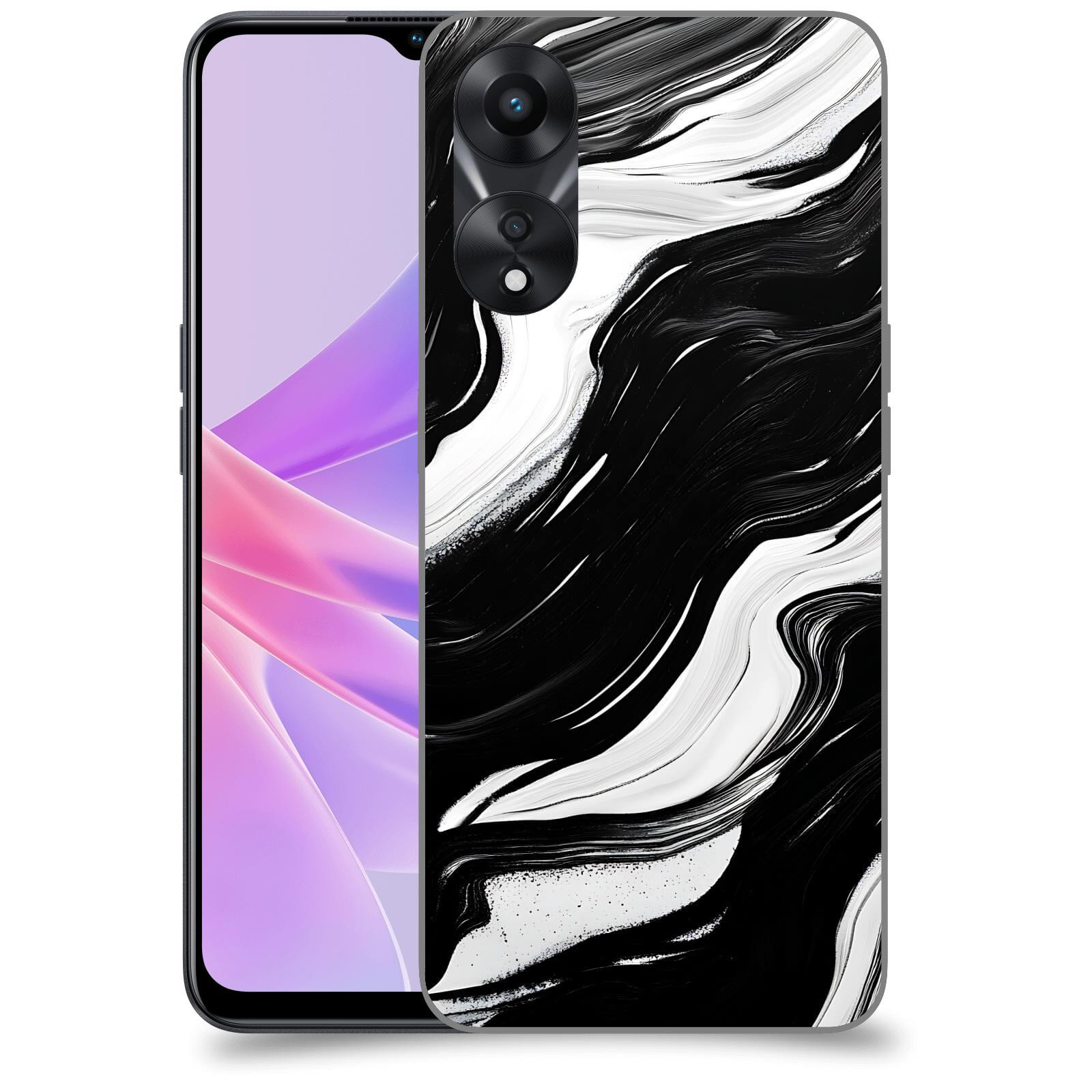ACOVER Kryt na mobil OPPO A78 5G - Monochromie a Proudění