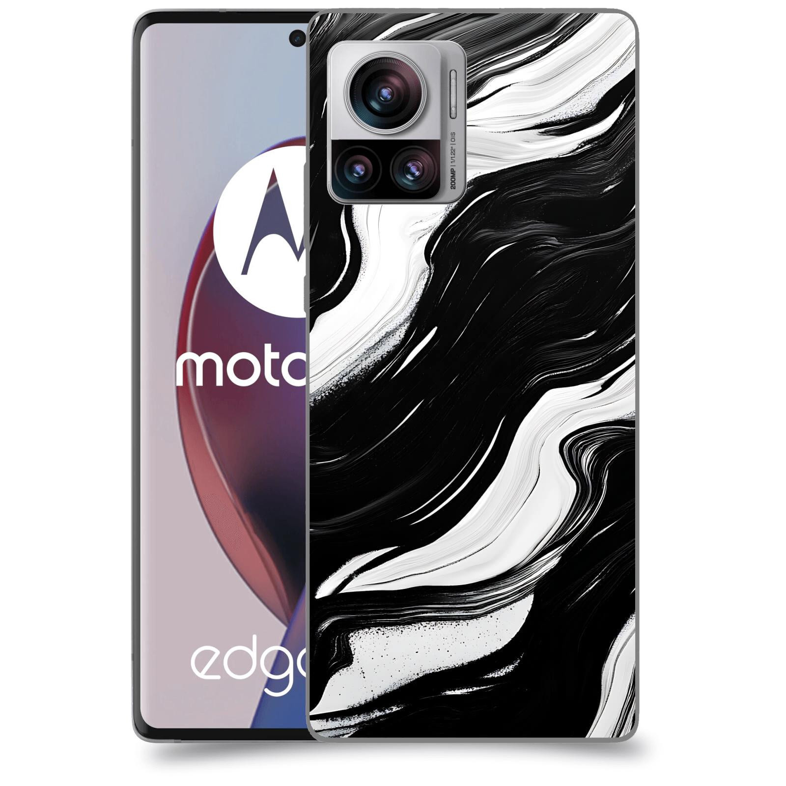ACOVER Kryt na mobil Motorola Edge 30 Ultra - Monochromie a Proudění