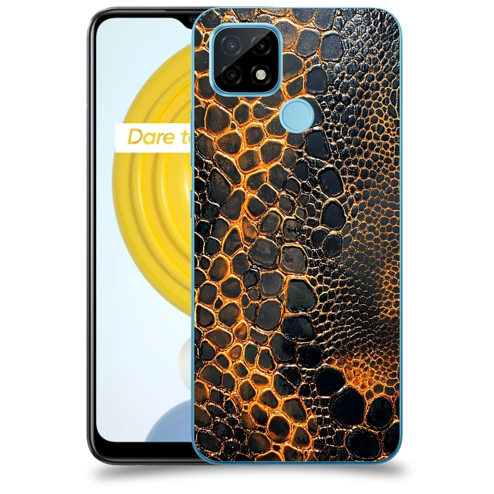 ACOVER Kryt na mobil Realme C21 - Síť a Energie
