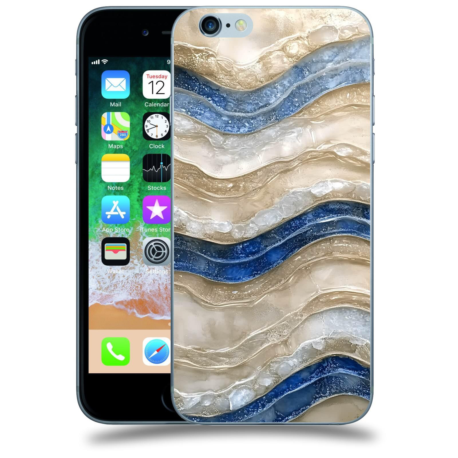 ACOVER Kryt na mobil Apple iPhone 6/6S - Struktura a Harmonie