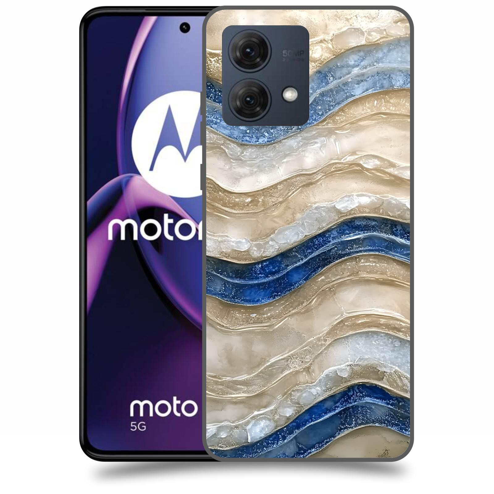 ACOVER Kryt na mobil Motorola Moto G84 5G - Struktura a Harmonie