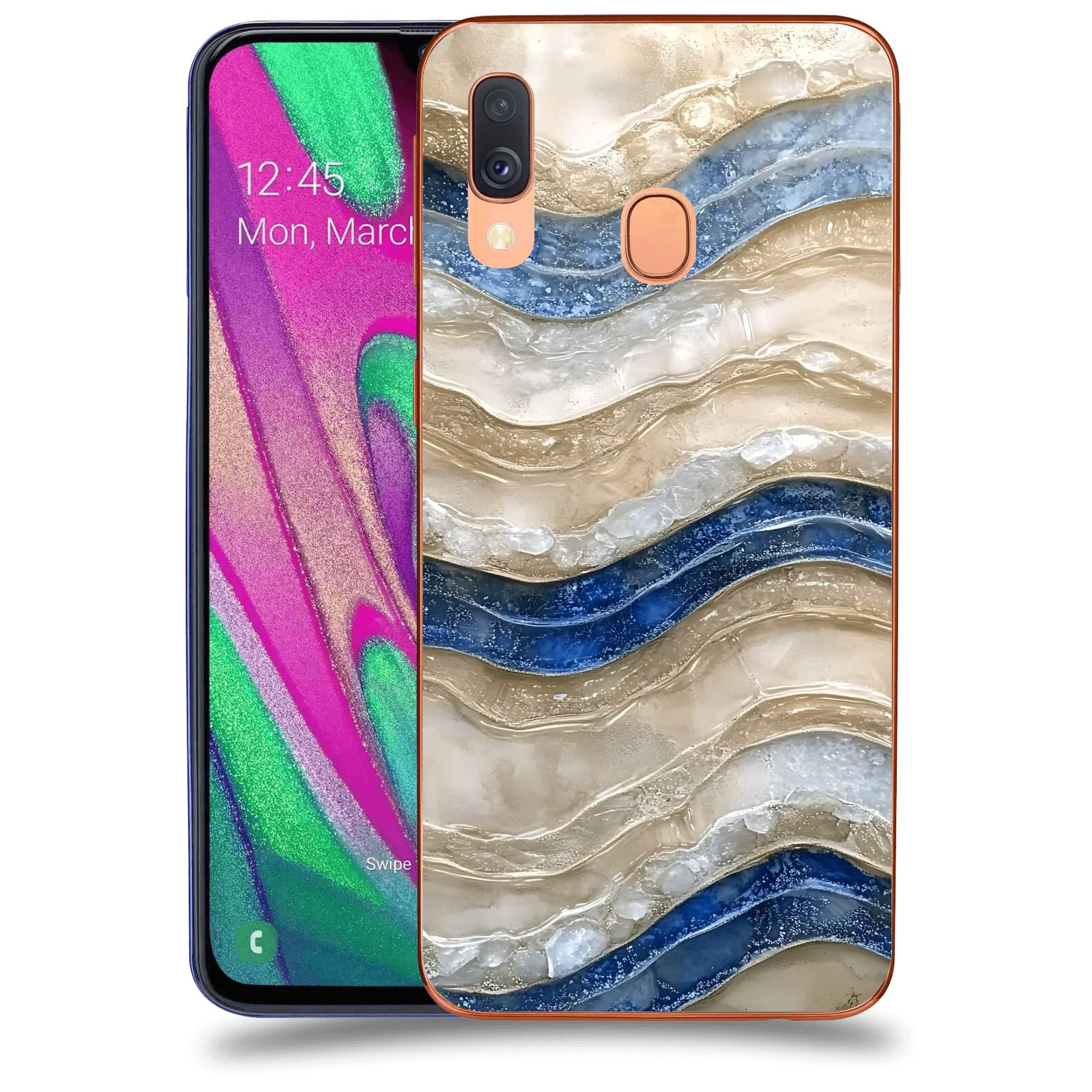ACOVER Kryt na mobil Samsung Galaxy A40 A405F - Struktura a Harmonie