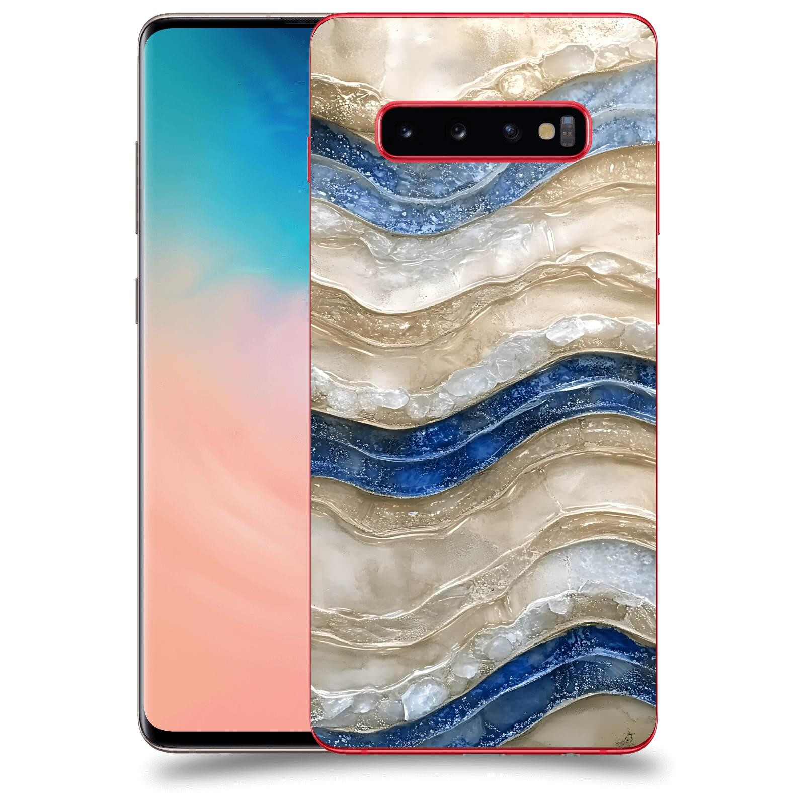 ACOVER Kryt na mobil Samsung Galaxy S10 Plus G975 - Struktura a Harmonie