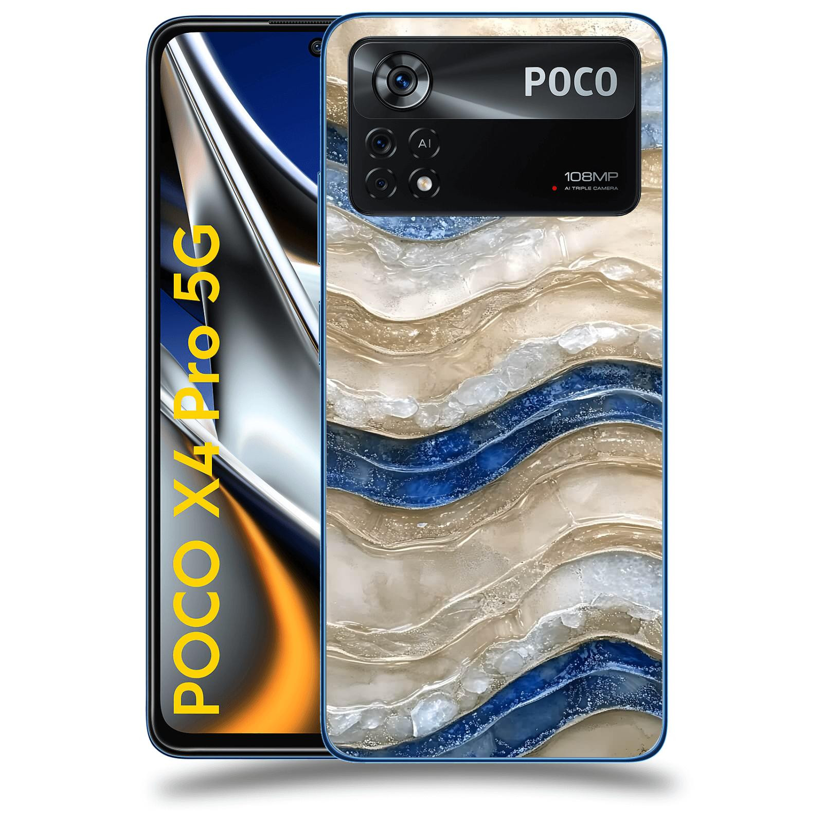 ACOVER Kryt na mobil Xiaomi Poco X4 Pro 5G - Struktura a Harmonie