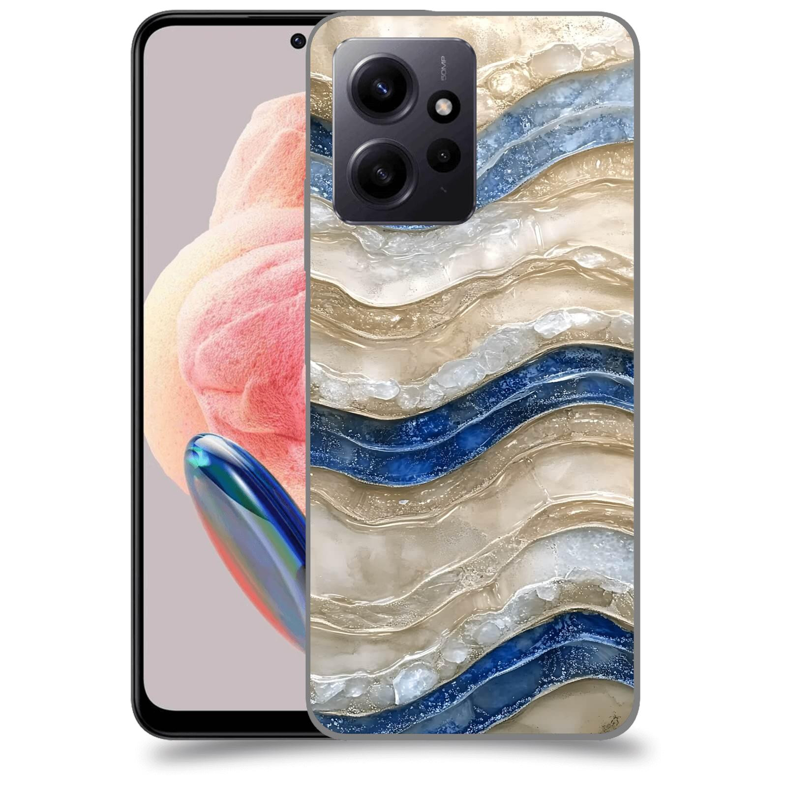 ACOVER Kryt na mobil Xiaomi Redmi Note 12 4G - Struktura a Harmonie