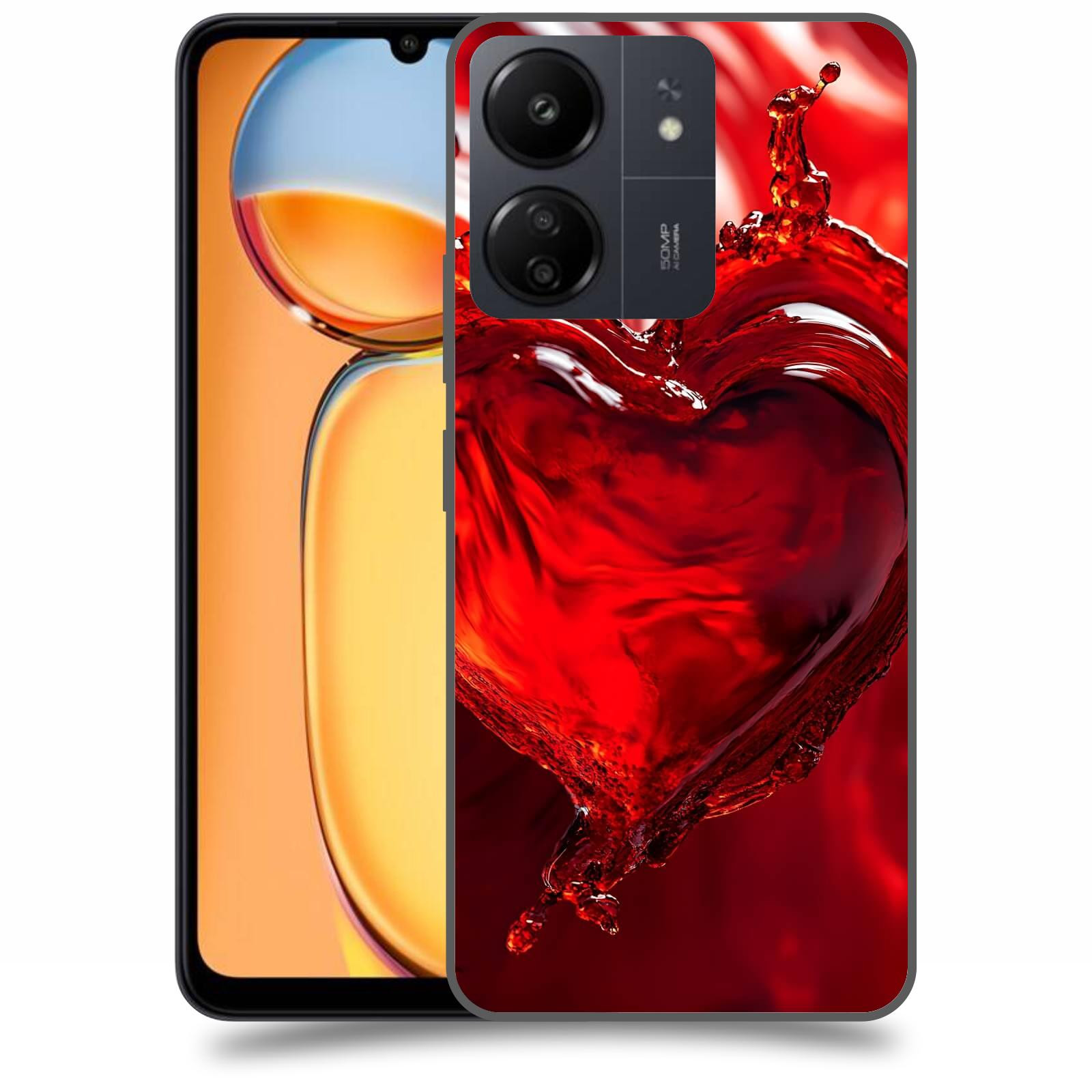 ACOVER Kryt na mobil Xiaomi Redmi 13C 4G  Love II