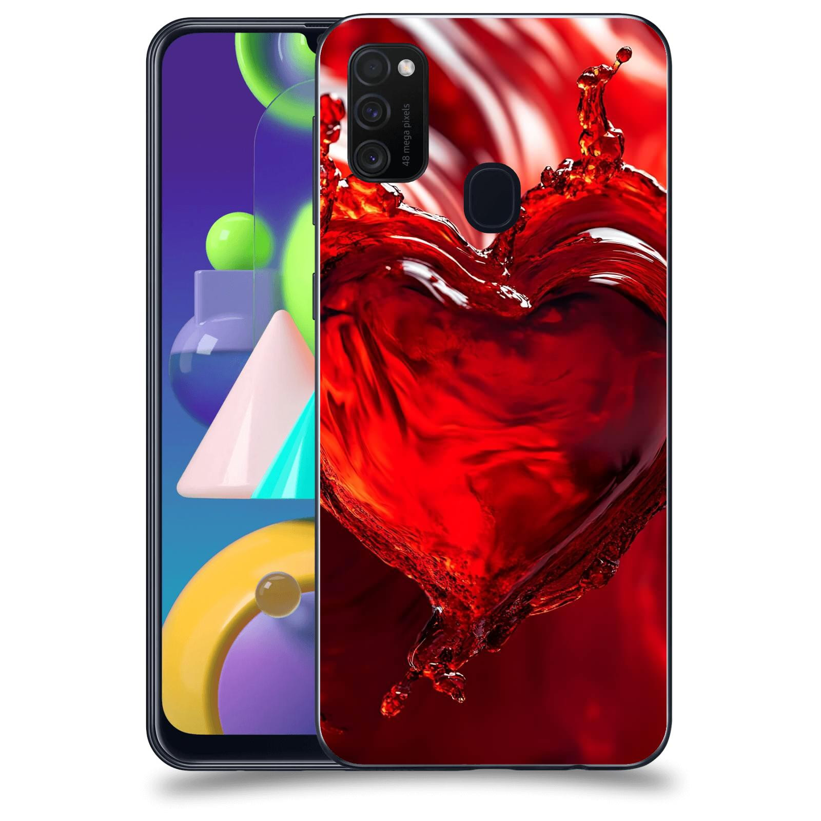 ACOVER Kryt na mobil Samsung Galaxy M21 M215F - Love II