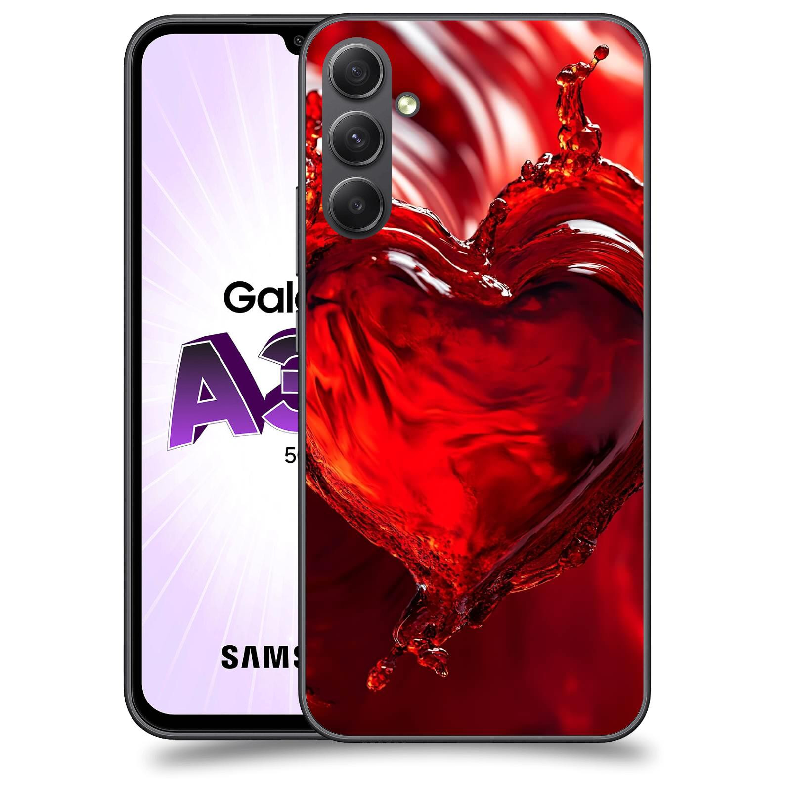 ACOVER Kryt na mobil Samsung Galaxy A34 - Love II