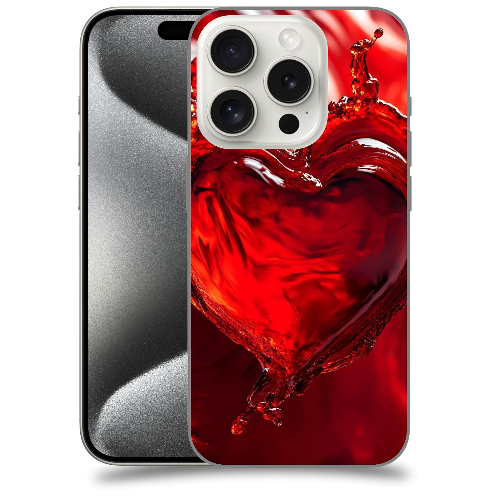 ACOVER Kryt na mobil Apple iPhone 15 pro - Love II
