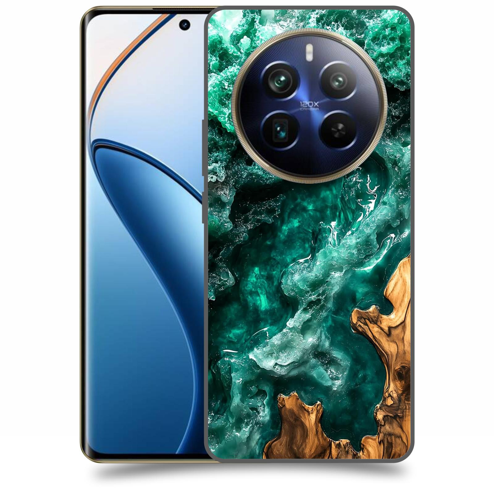 ACOVER Kryt na mobil Realme 12 pro+ 5g - Forest Wood I