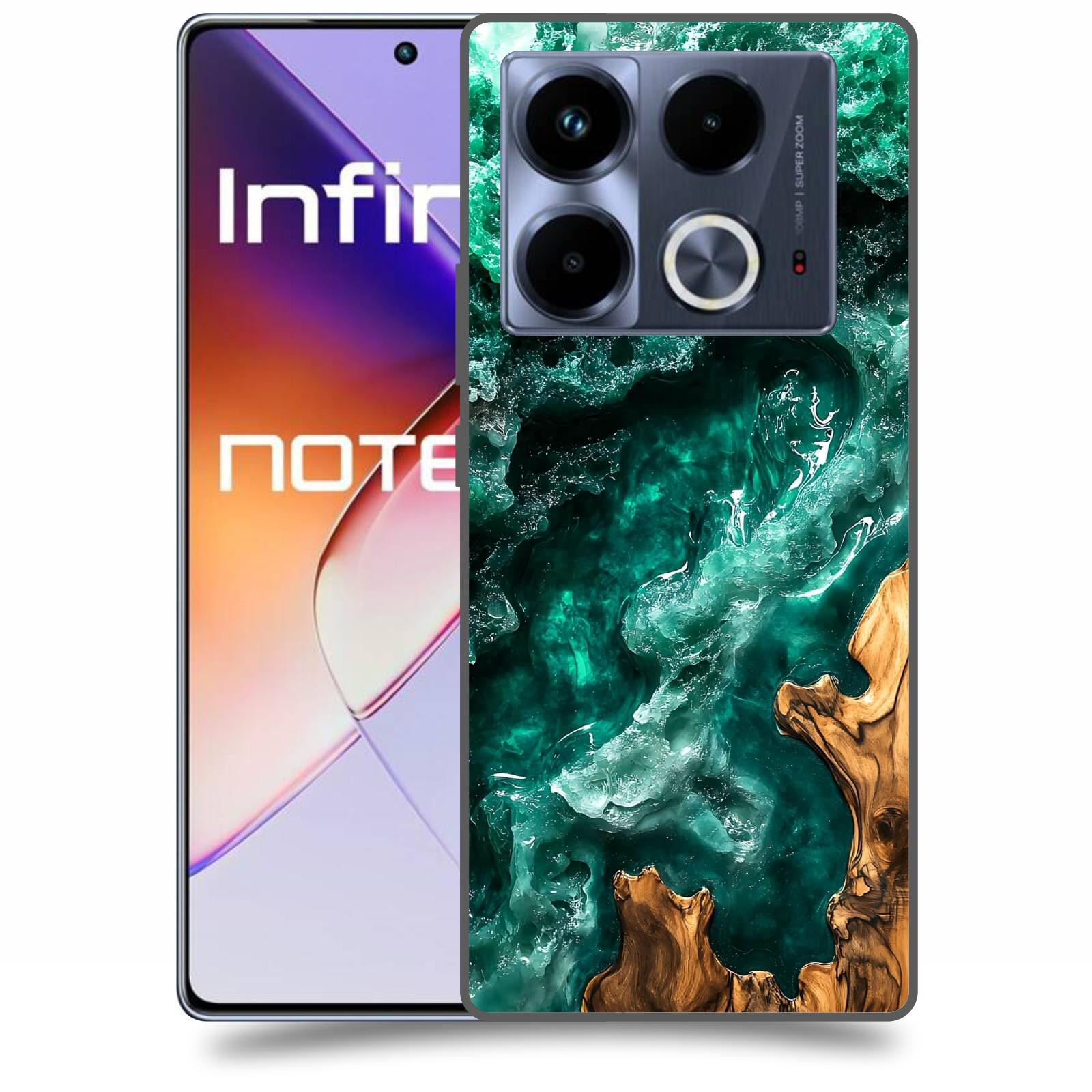 ACOVER Kryt na mobil Infinix Note 40 - Forest Wood I