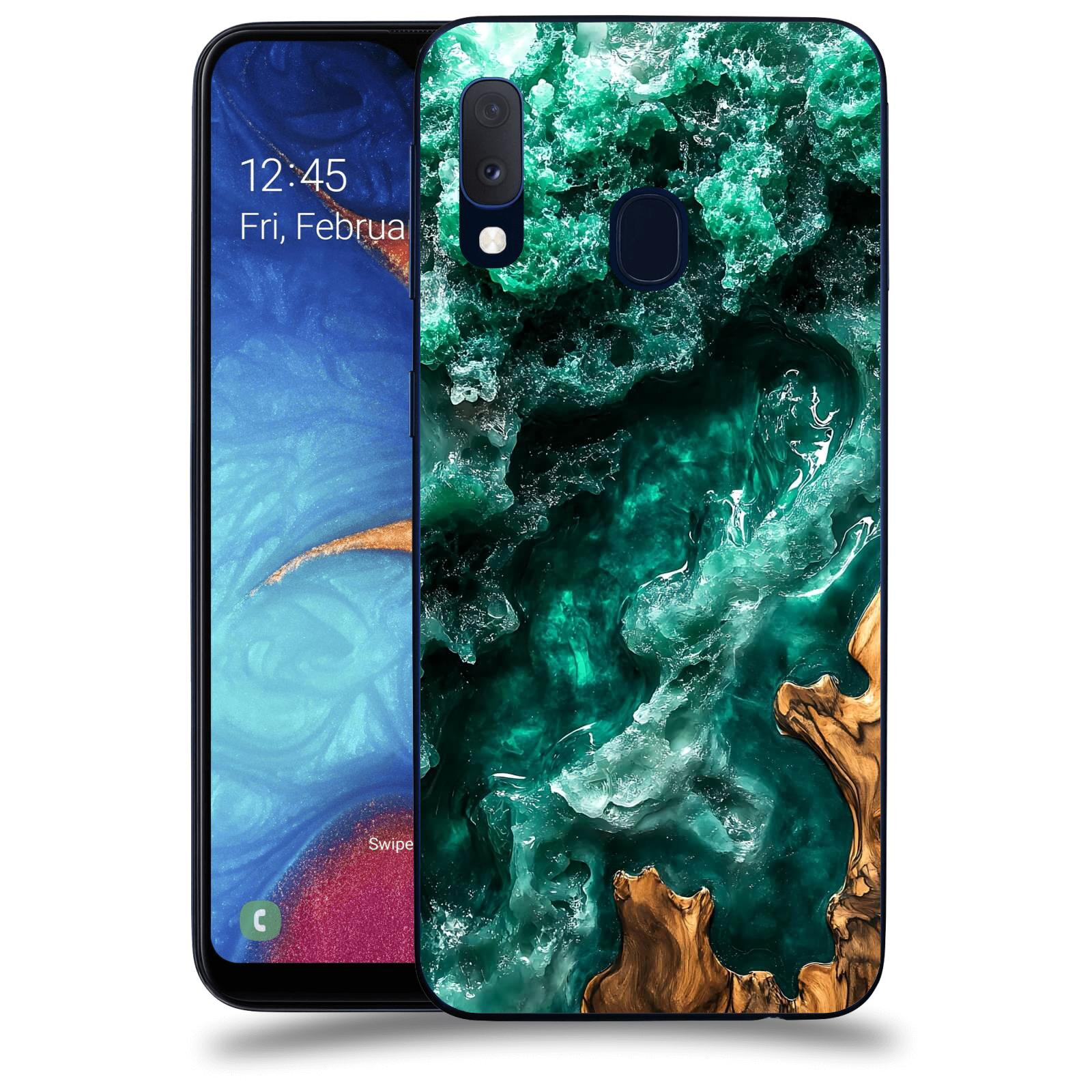 ACOVER Kryt na mobil Samsung Galaxy A20e A202F - Forest Wood I