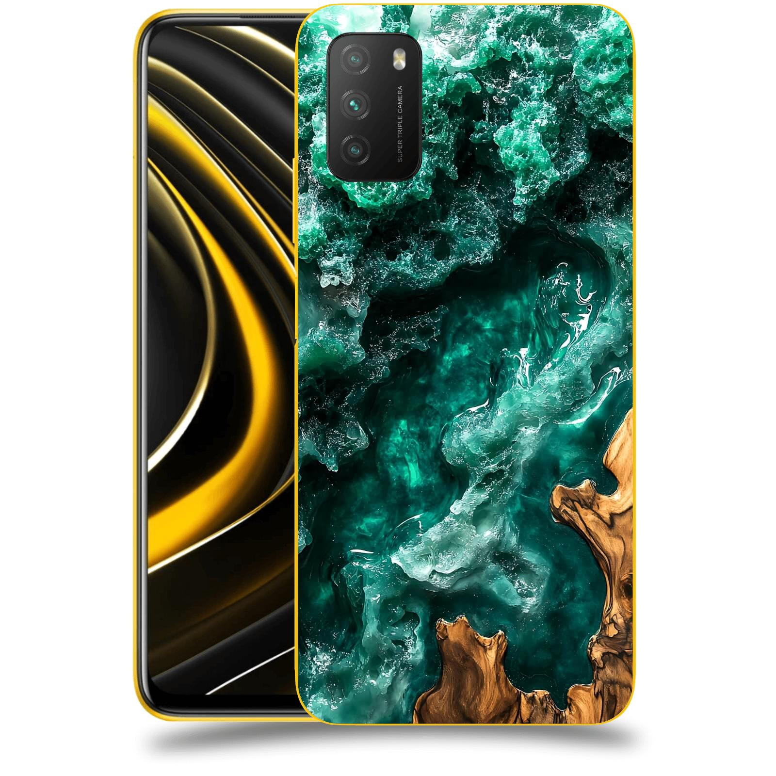ACOVER Kryt na mobil Xiaomi Poco M3 - Forest Wood I