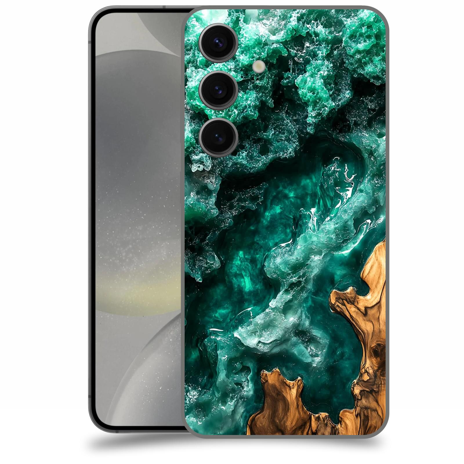 ACOVER Kryt na mobil Samsung Galaxy S24 - Forest Wood I