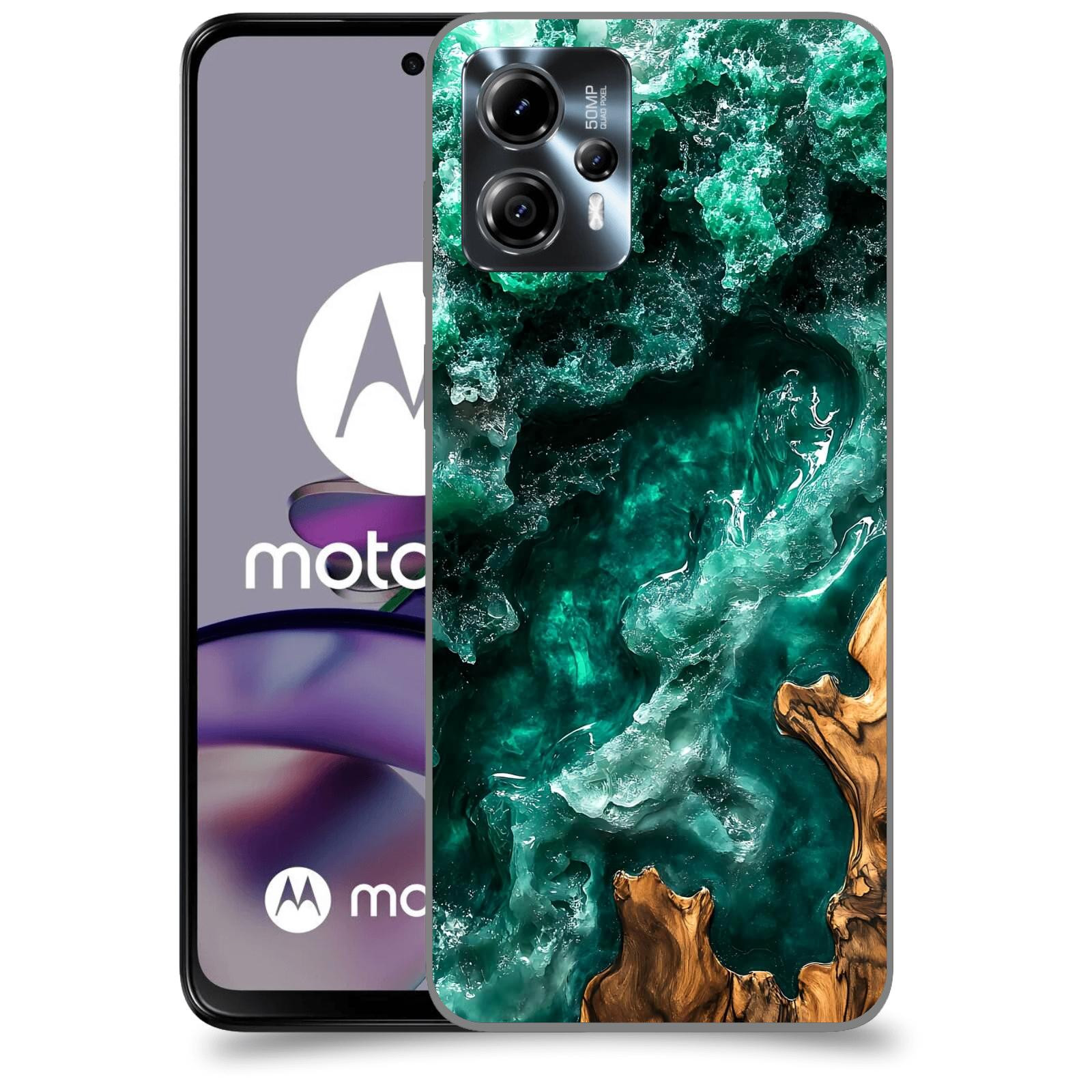 ACOVER Kryt na mobil Motorola Moto G13 - Forest Wood I