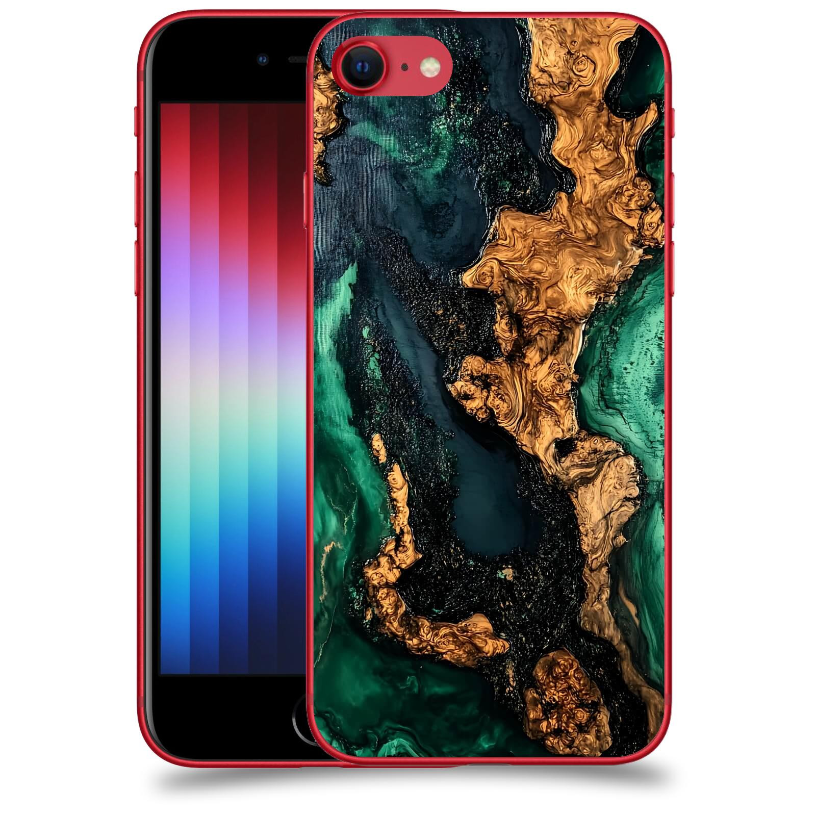 ACOVER Kryt na mobil Apple iPhone SE 2022 - Forest Wood II