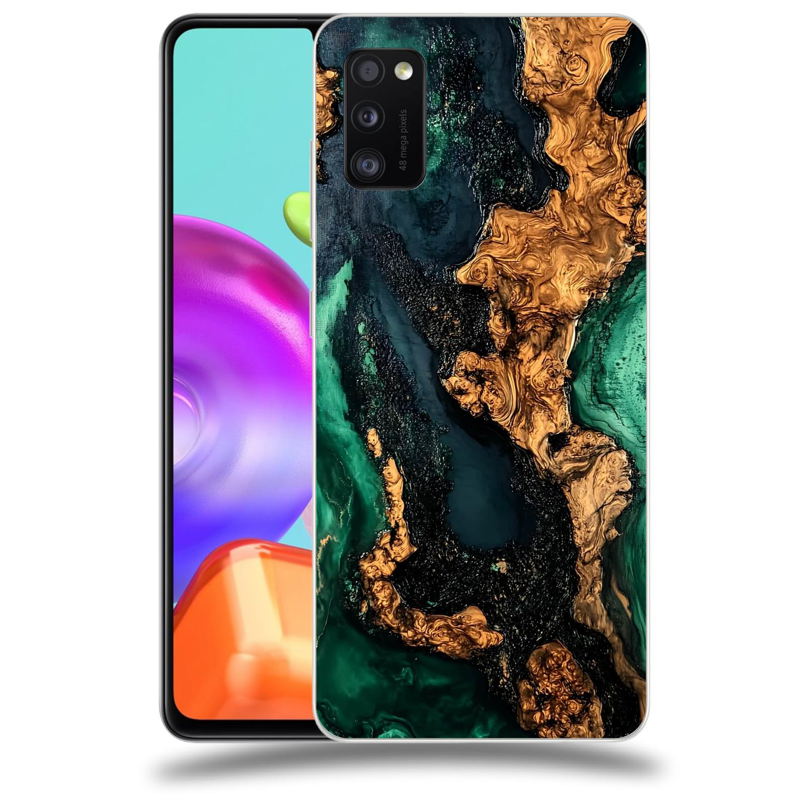 ACOVER Kryt na mobil Samsung Galaxy A41 A415F - Forest Wood II