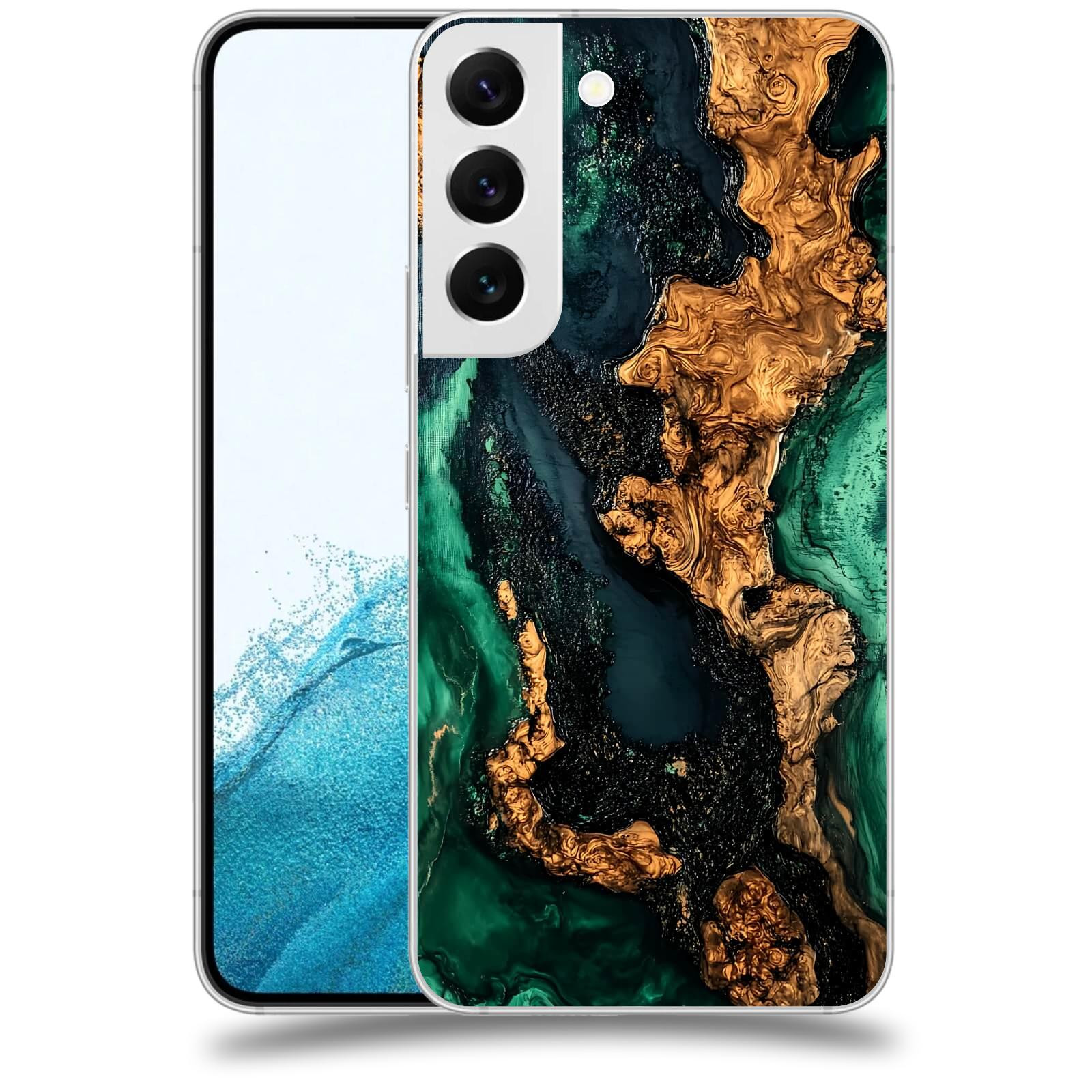 ACOVER Kryt na mobil Samsung Galaxy S22 5G - Forest Wood II