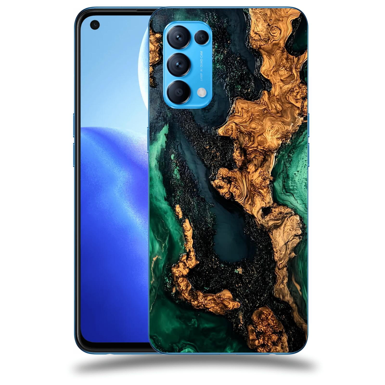 ACOVER Kryt na mobil OPPO Reno 5 5G - Forest Wood II