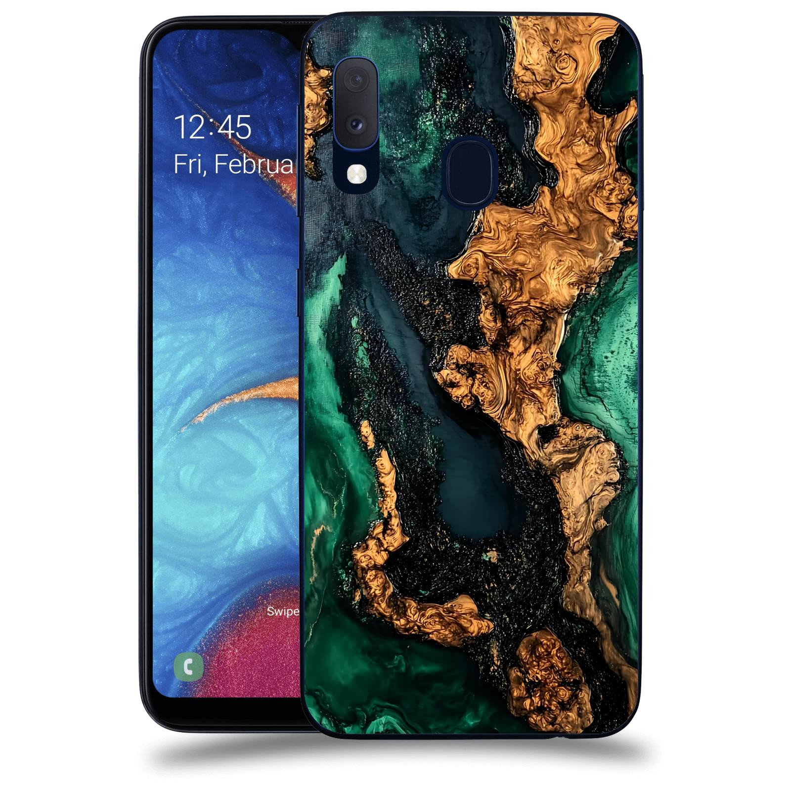 ACOVER Kryt na mobil Samsung Galaxy A20e A202F - Forest Wood II