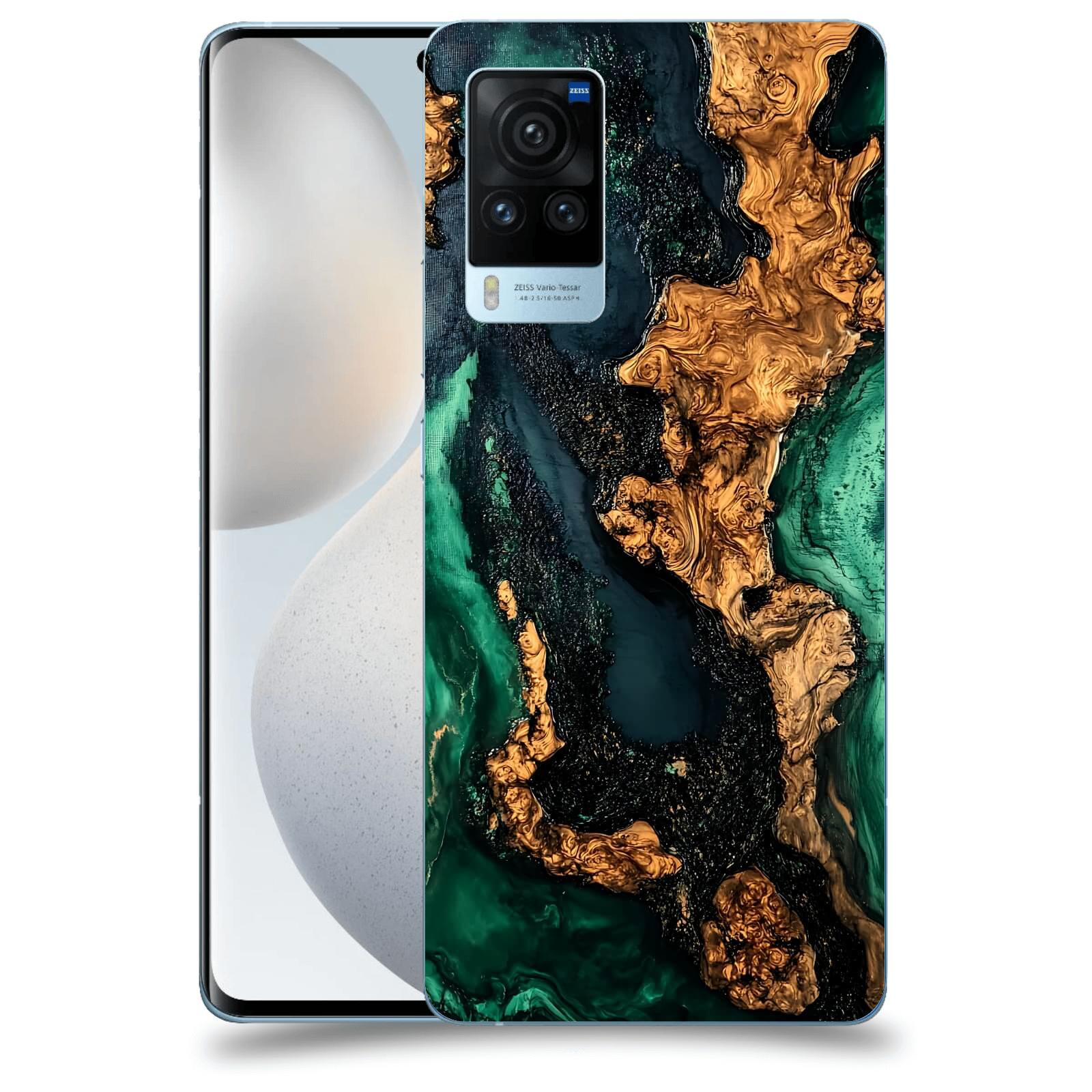 ACOVER Kryt na mobil Vivo X60 Pro 5G - Forest Wood II