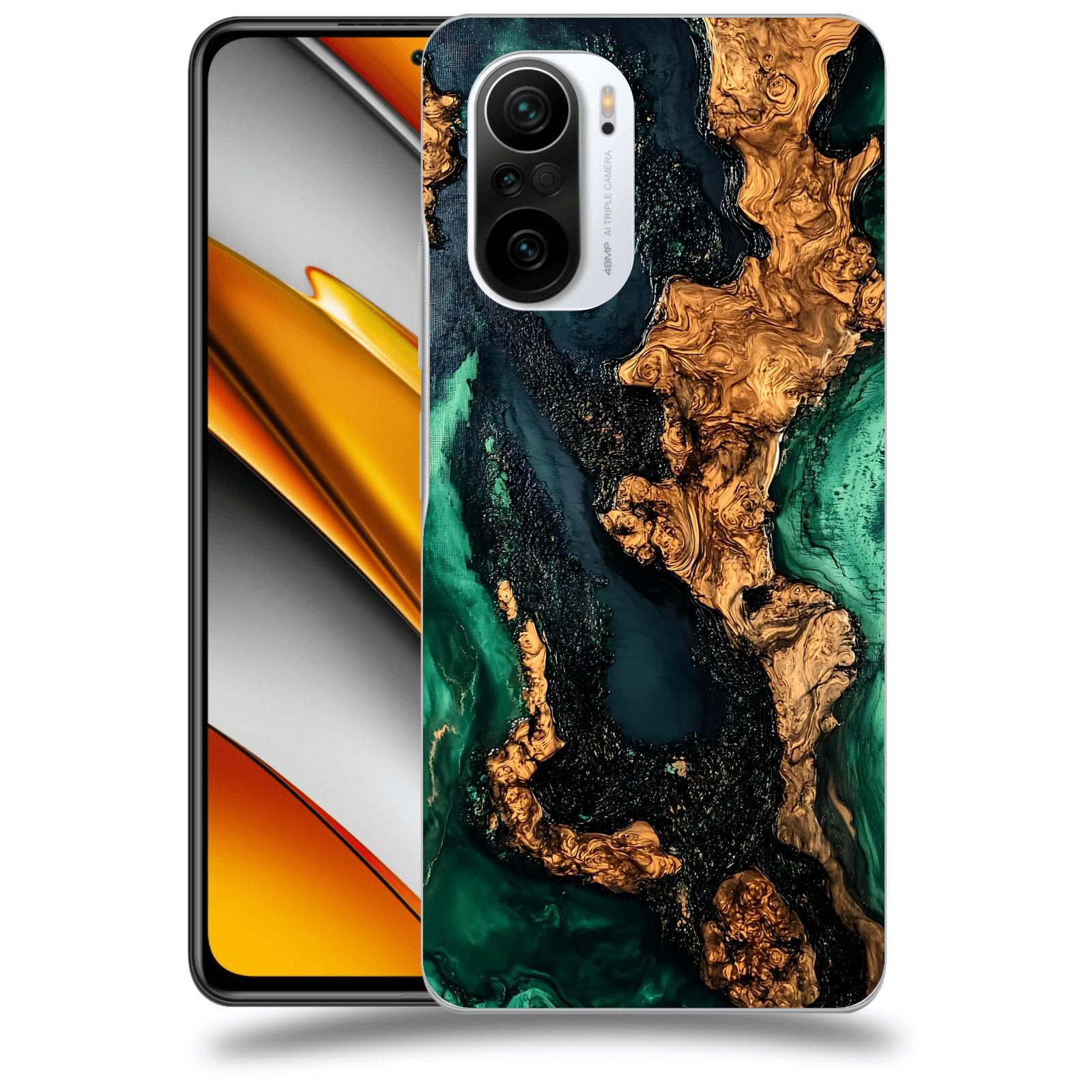 ACOVER Kryt na mobil Xiaomi Poco F3 - Forest Wood II