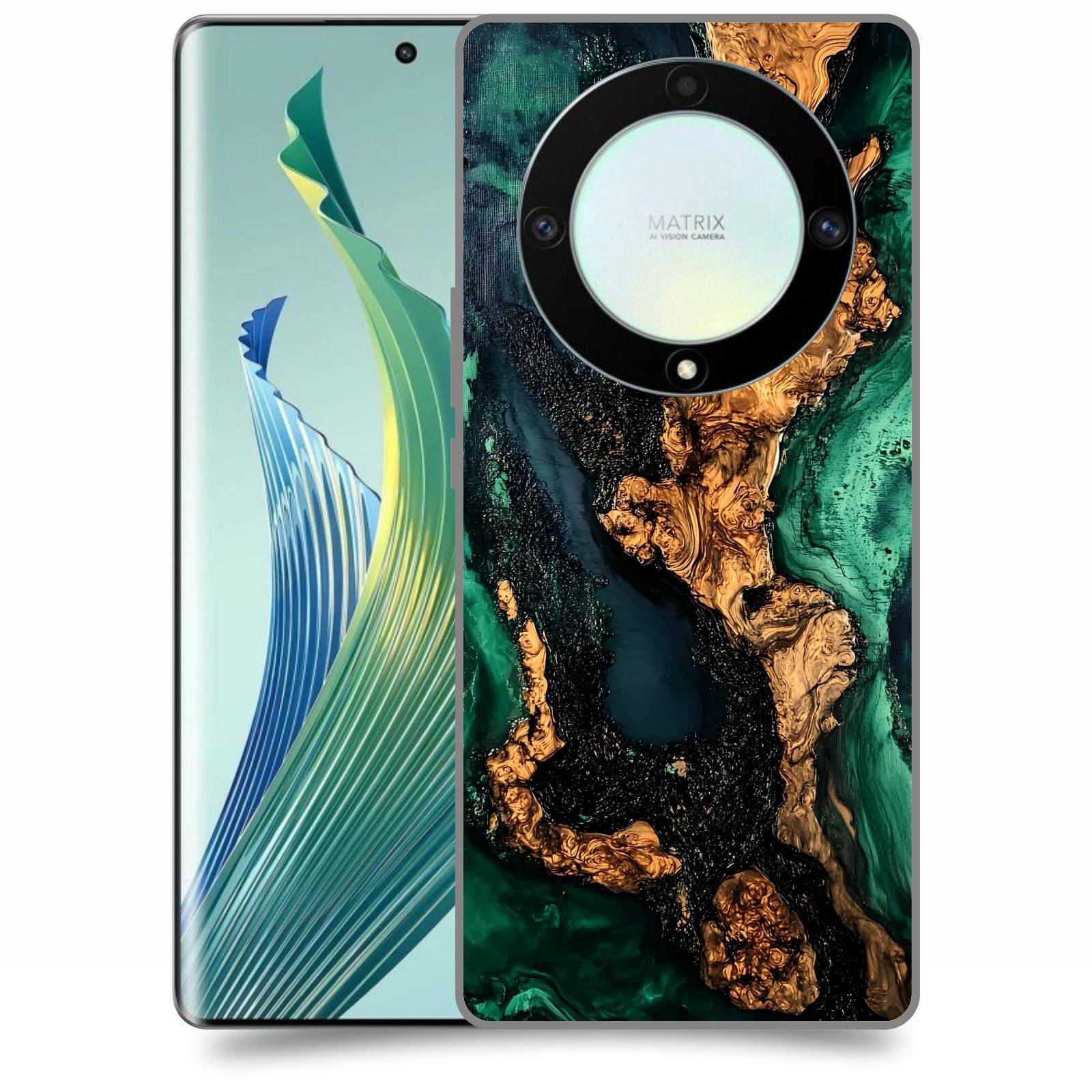 ACOVER Kryt na mobil Honor Magic 5 Lite 5G - Forest Wood II