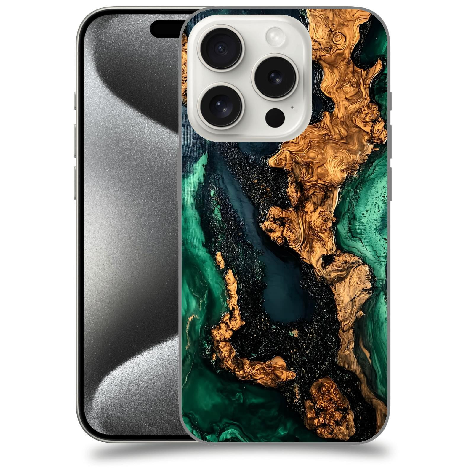 ACOVER Kryt na mobil Apple iPhone 15 pro - Forest Wood II