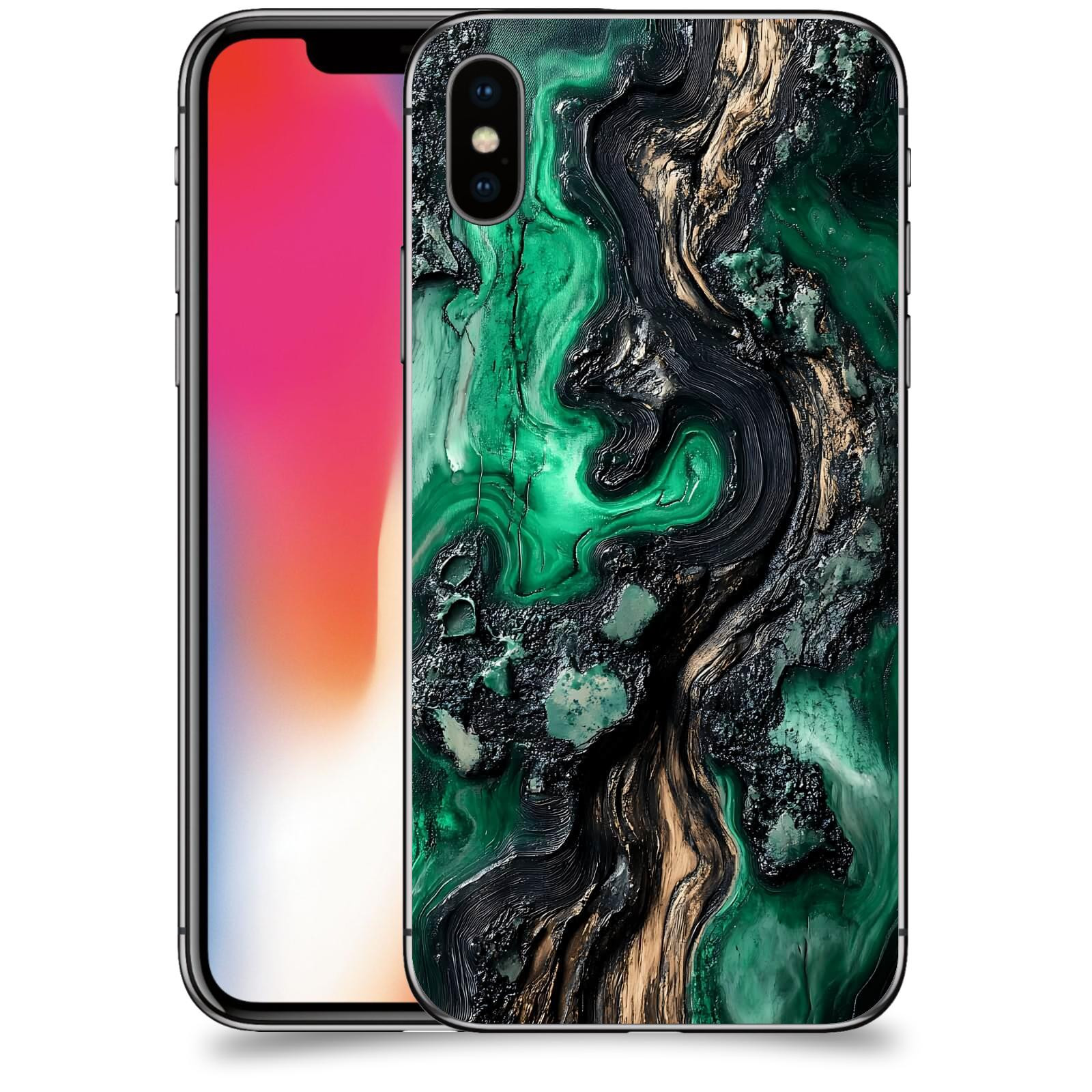 ACOVER Kryt na mobil Apple iPhone X/XS - Forest Wood III