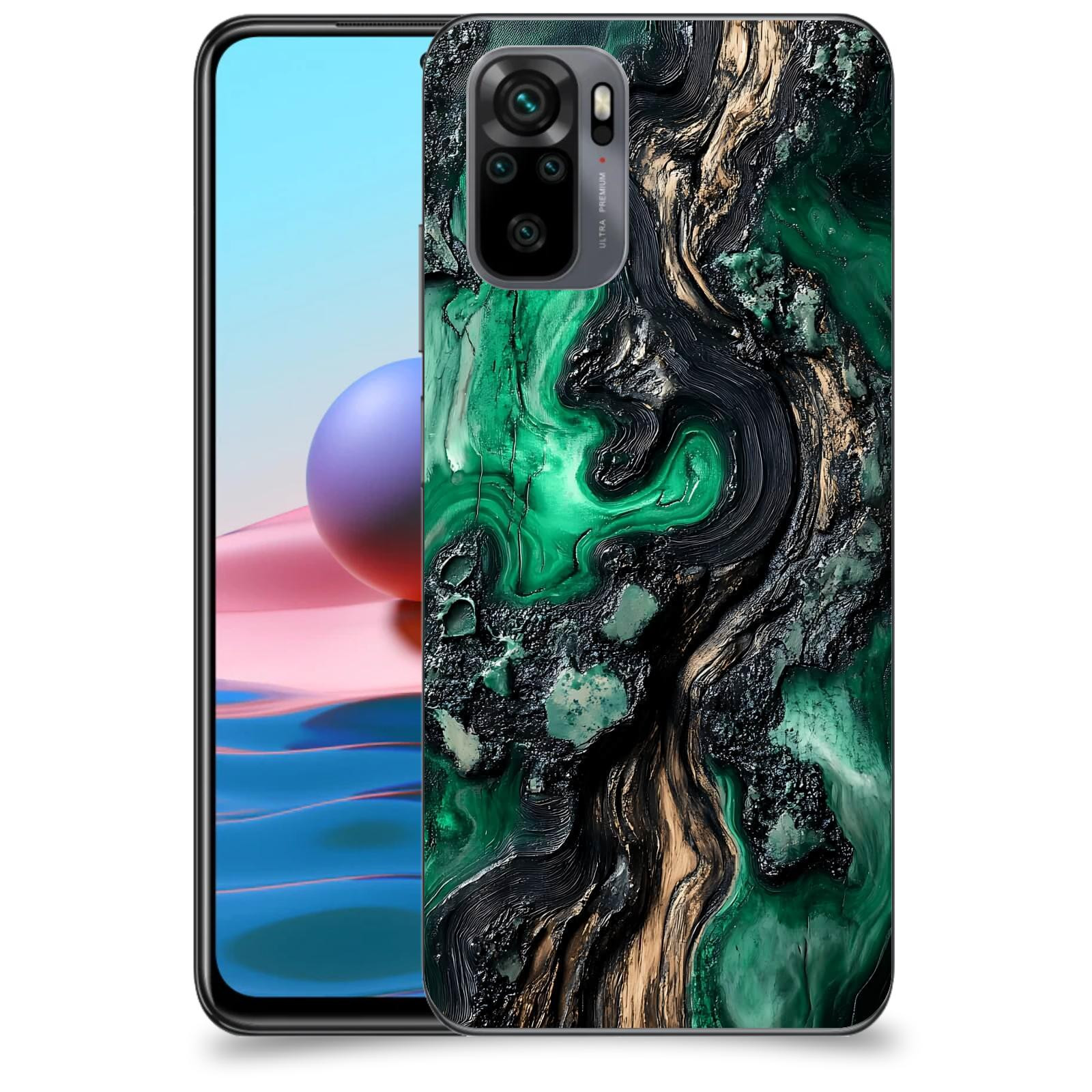 ACOVER Kryt na mobil Xiaomi Redmi Note 10 - Forest Wood III