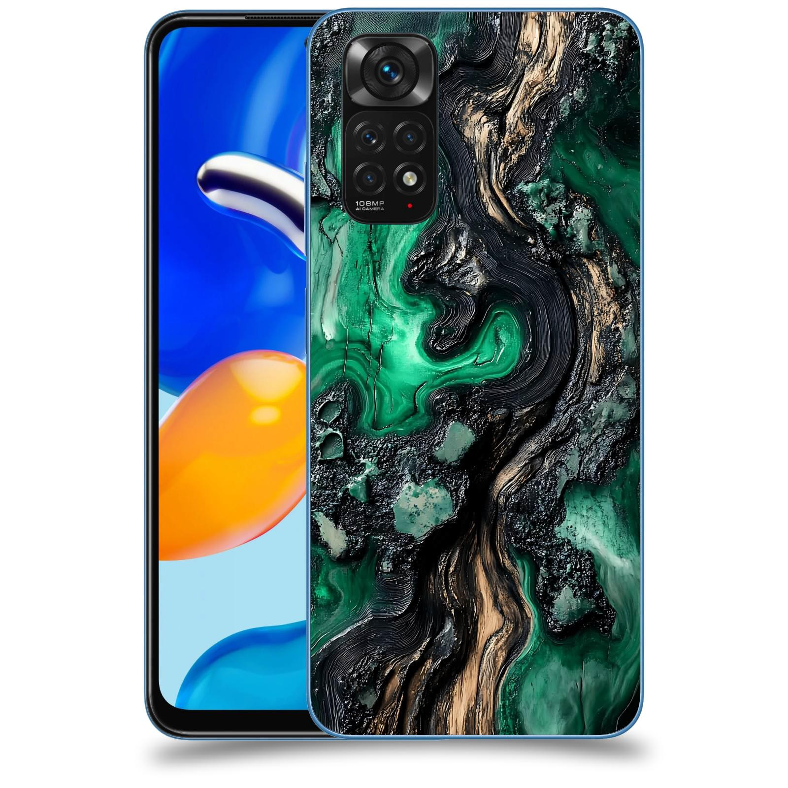 ACOVER Kryt na mobil Xiaomi Redmi Note 11S - Forest Wood III