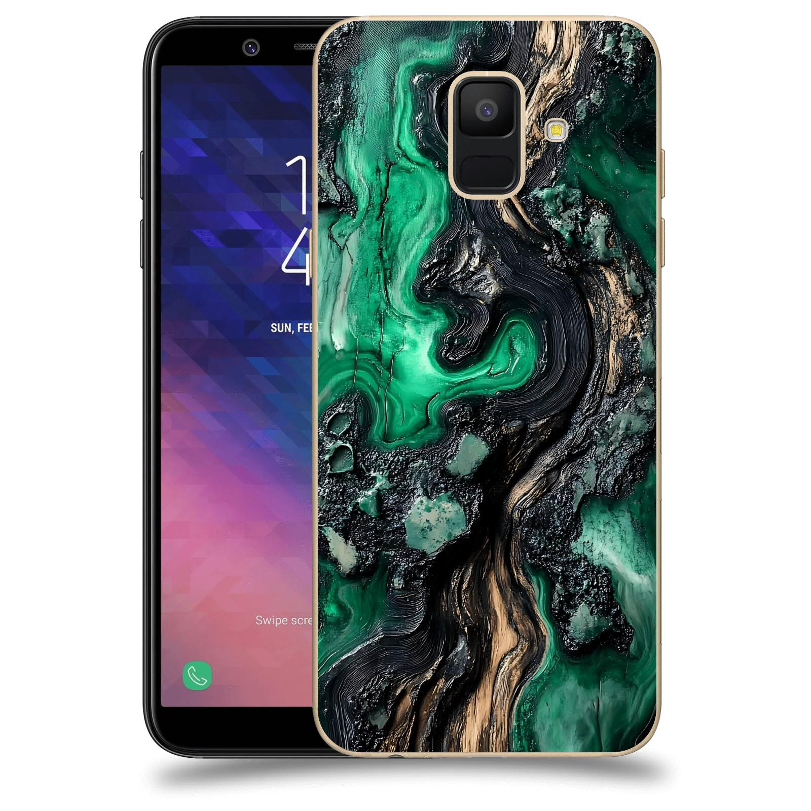 ACOVER Kryt na mobil Samsung Galaxy A6 A600F - Forest Wood III