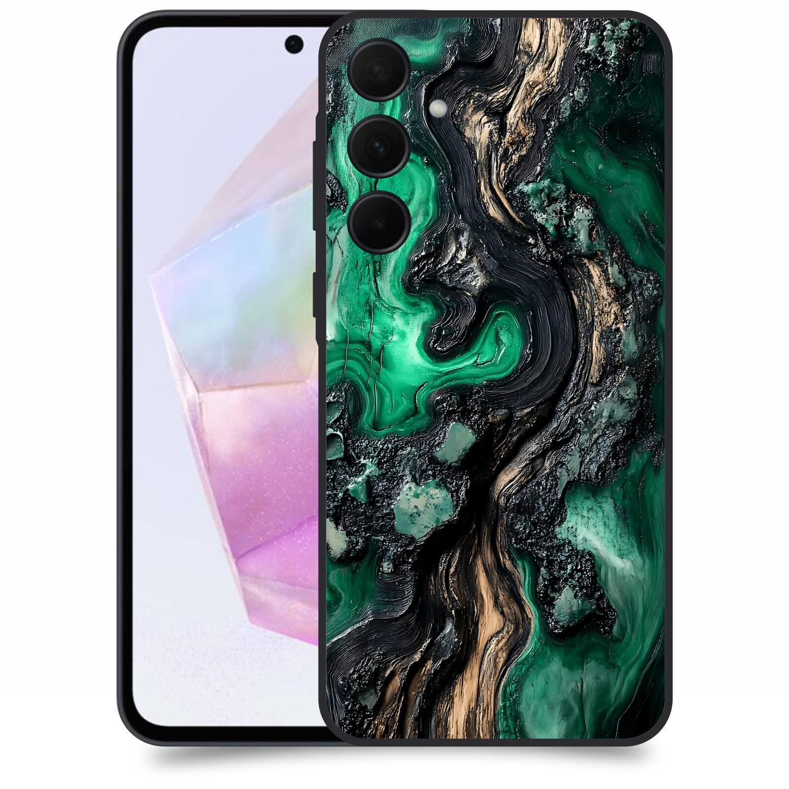 ACOVER Kryt na mobil Samsung Galaxy A35 5G - Forest Wood III