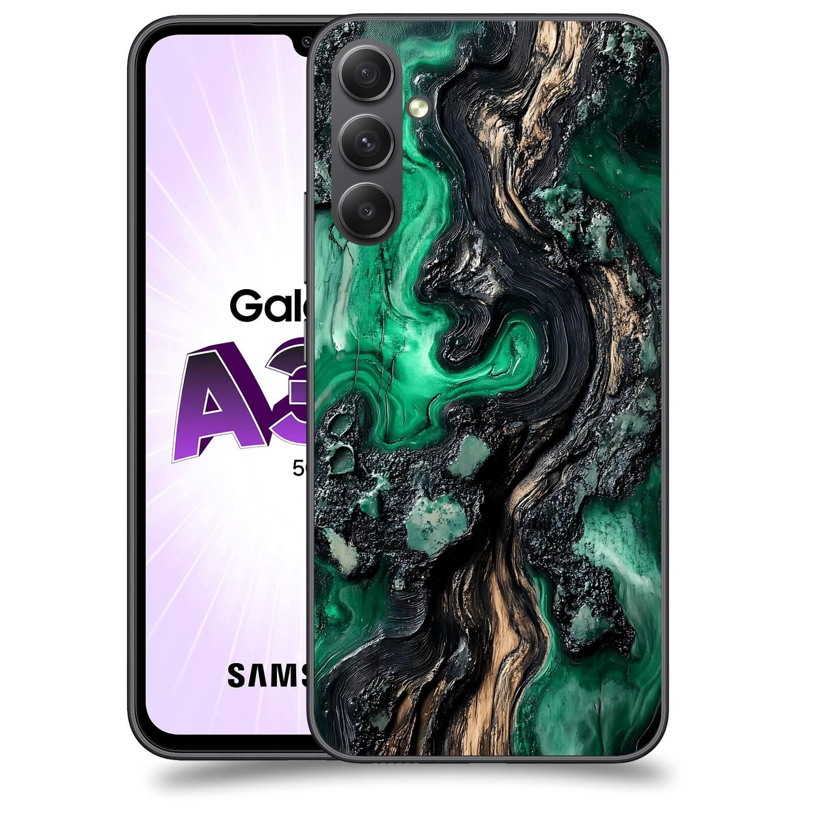 ACOVER Kryt na mobil Samsung Galaxy A34 - Forest Wood III