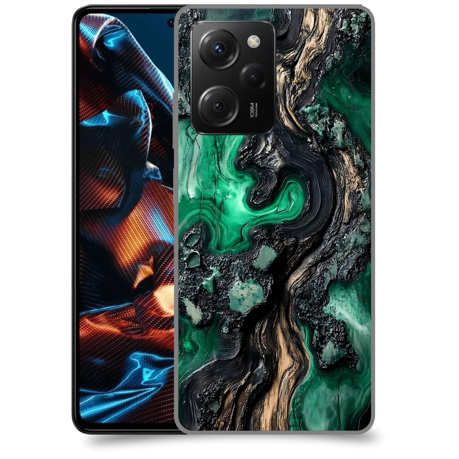 ACOVER Kryt na mobil Xiaomi Poco X5 Pro - Forest Wood III