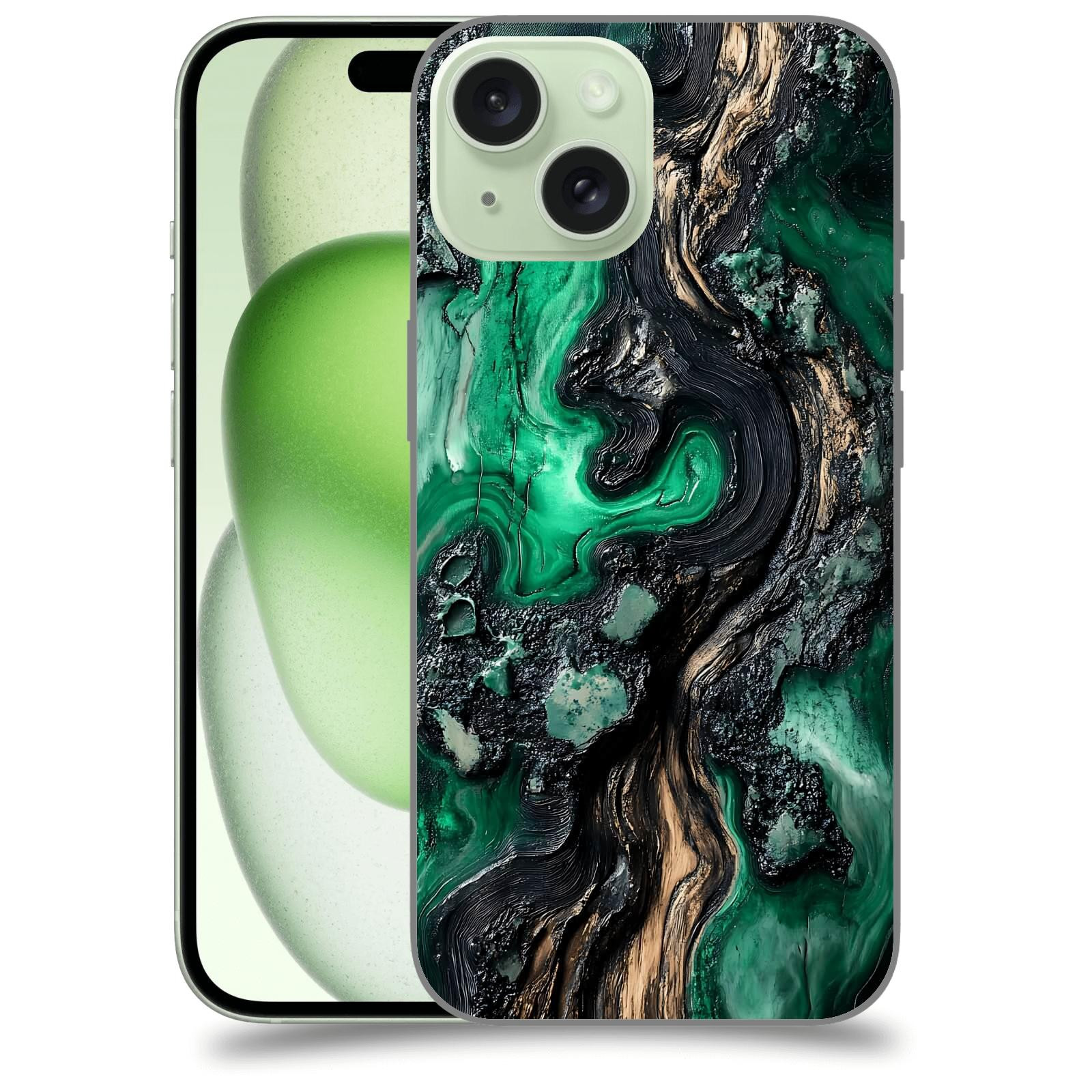 ACOVER Kryt na mobil Apple iPhone 15 - Forest Wood III