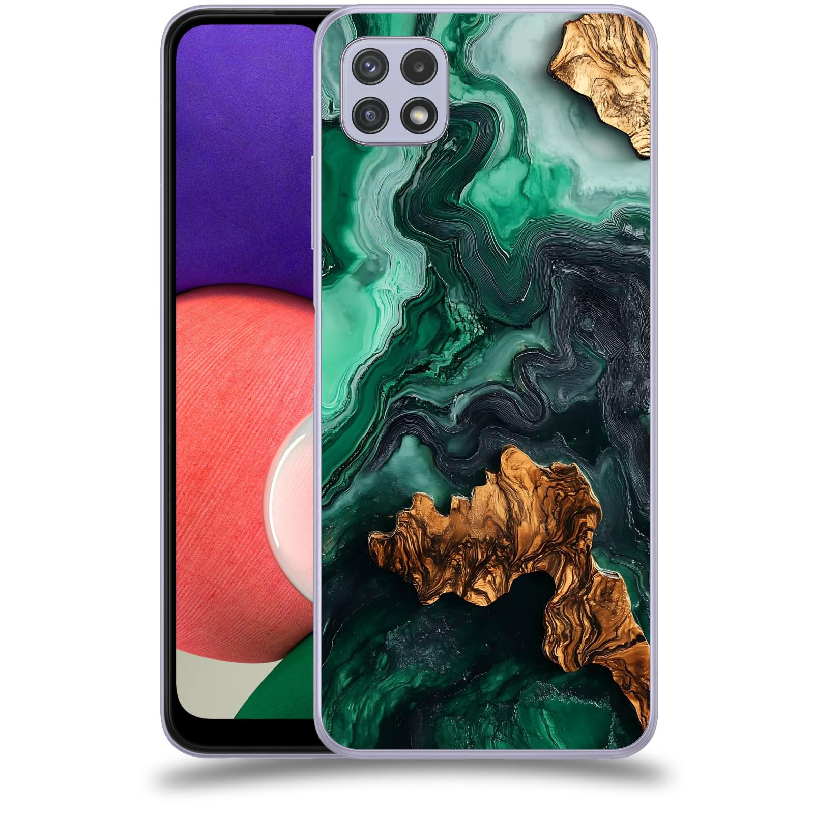 ACOVER Kryt na mobil Samsung Galaxy A22 5G A226B - Forest Wood IV