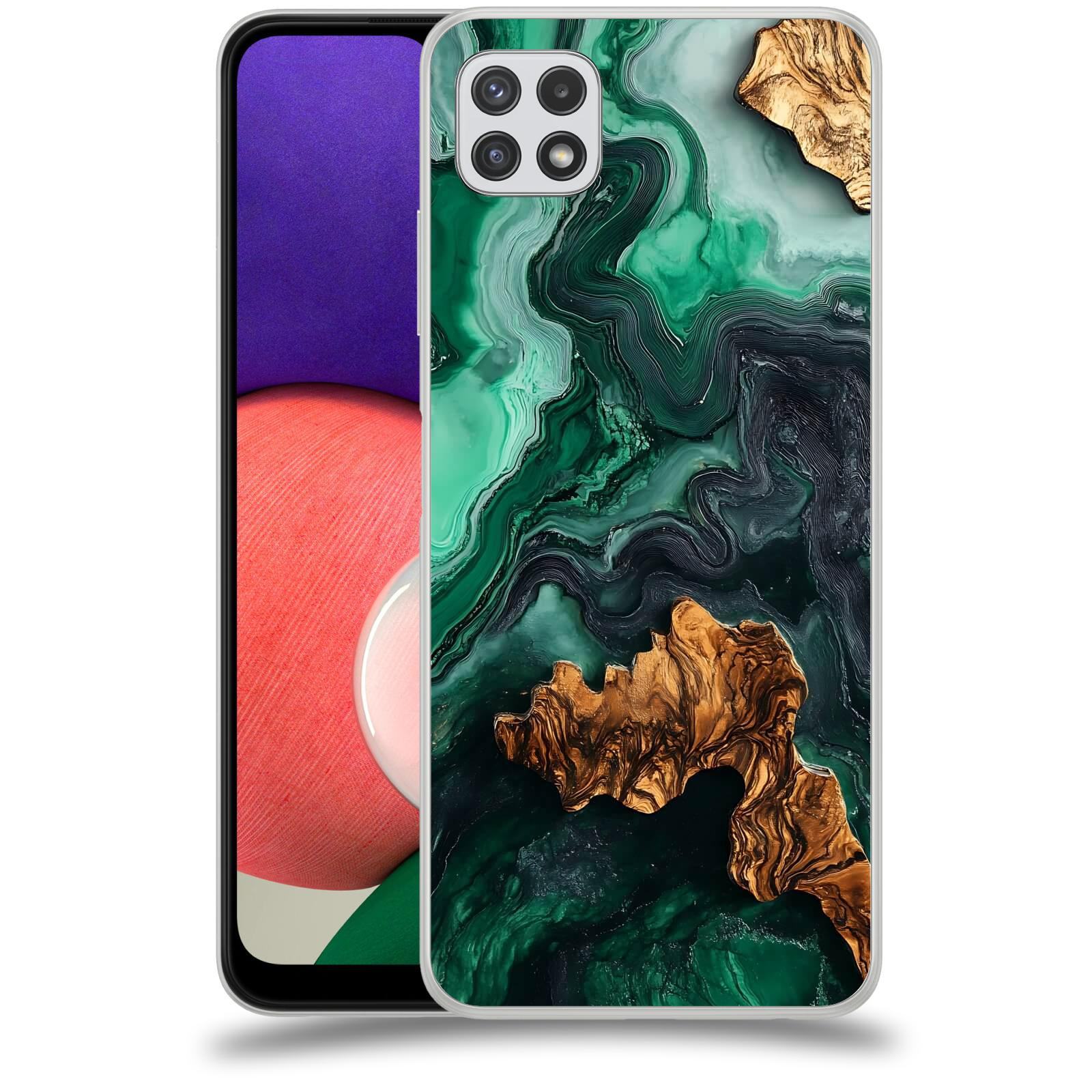 ACOVER Kryt na mobil Samsung Galaxy A22 A225F - Forest Wood IV