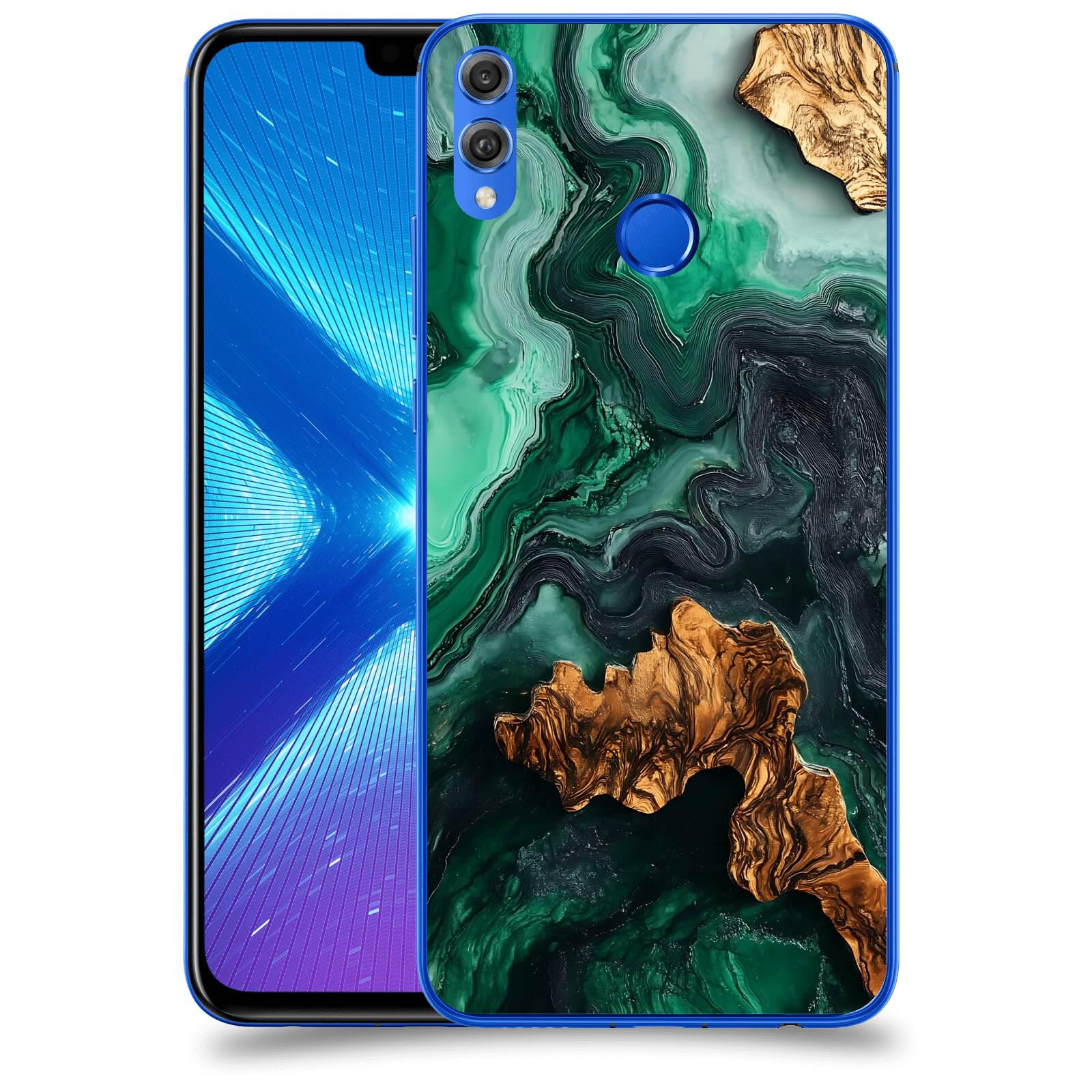 ACOVER Kryt na mobil Honor 8X - Forest Wood IV