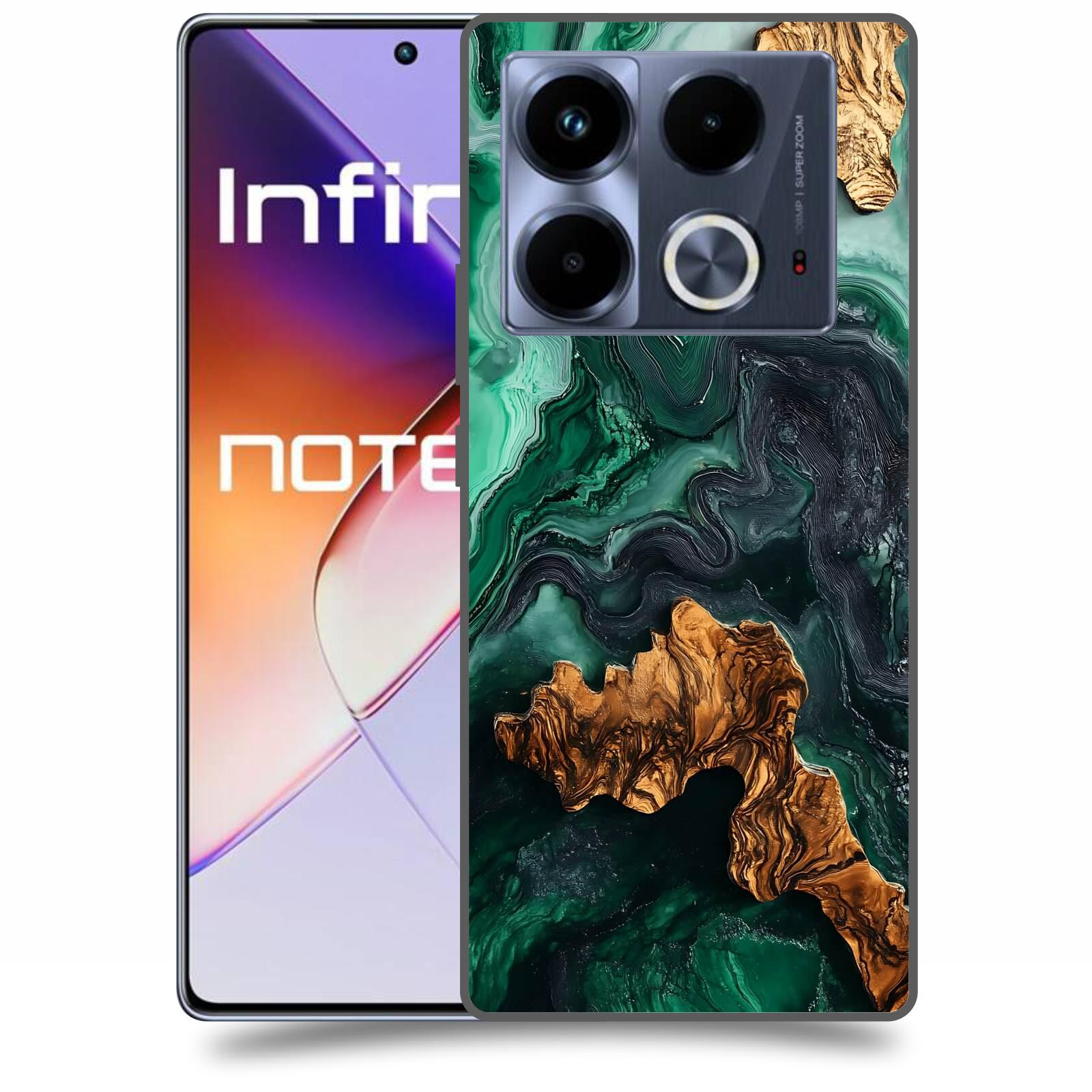 ACOVER Kryt na mobil Infinix Note 40 - Forest Wood IV