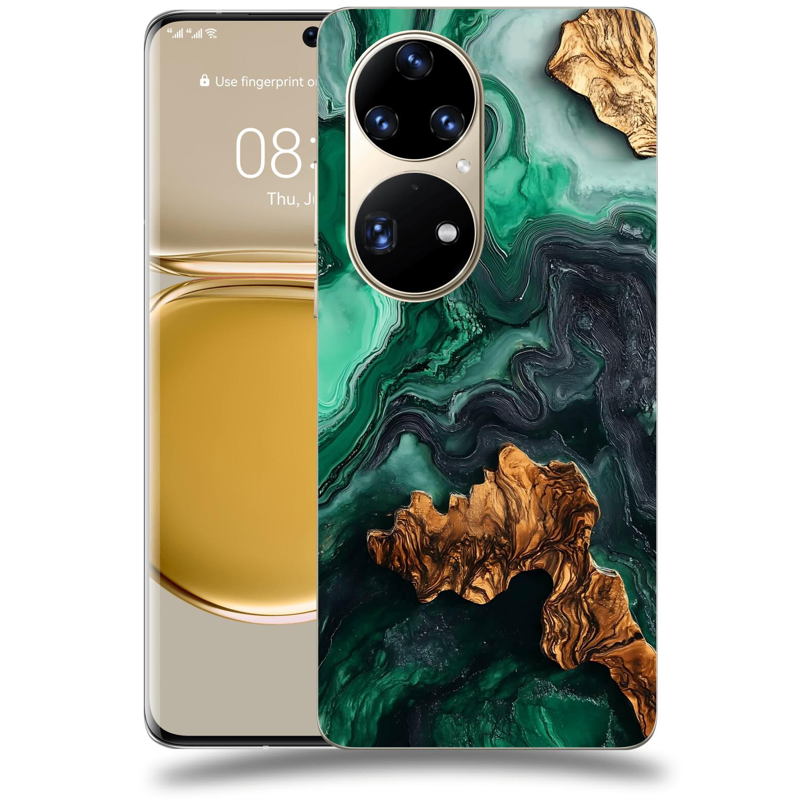 ACOVER Kryt na mobil Huawei P50 - Forest Wood IV