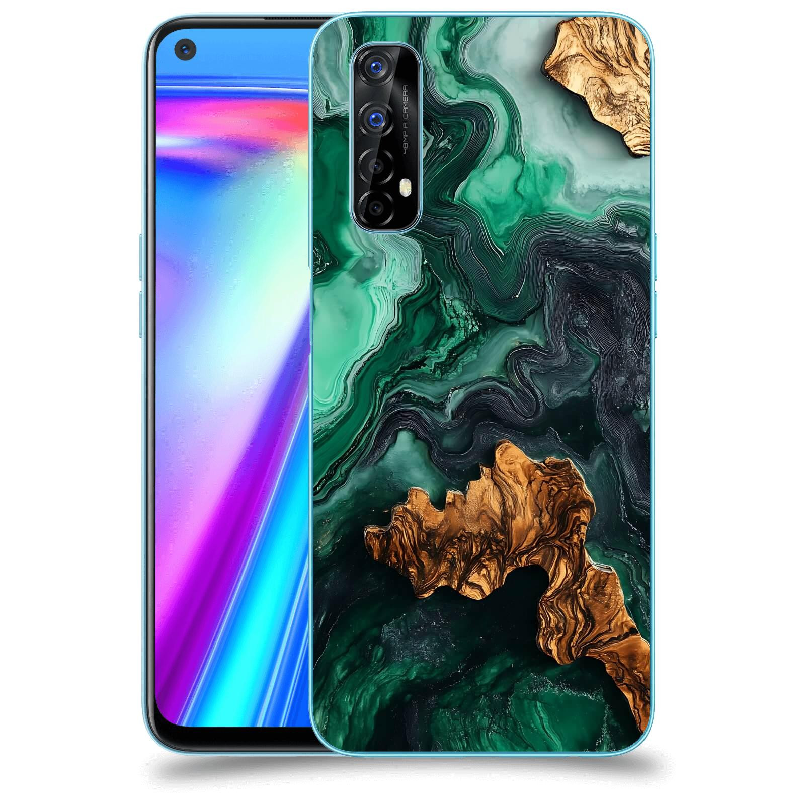 ACOVER Kryt na mobil Realme 7 - Forest Wood IV