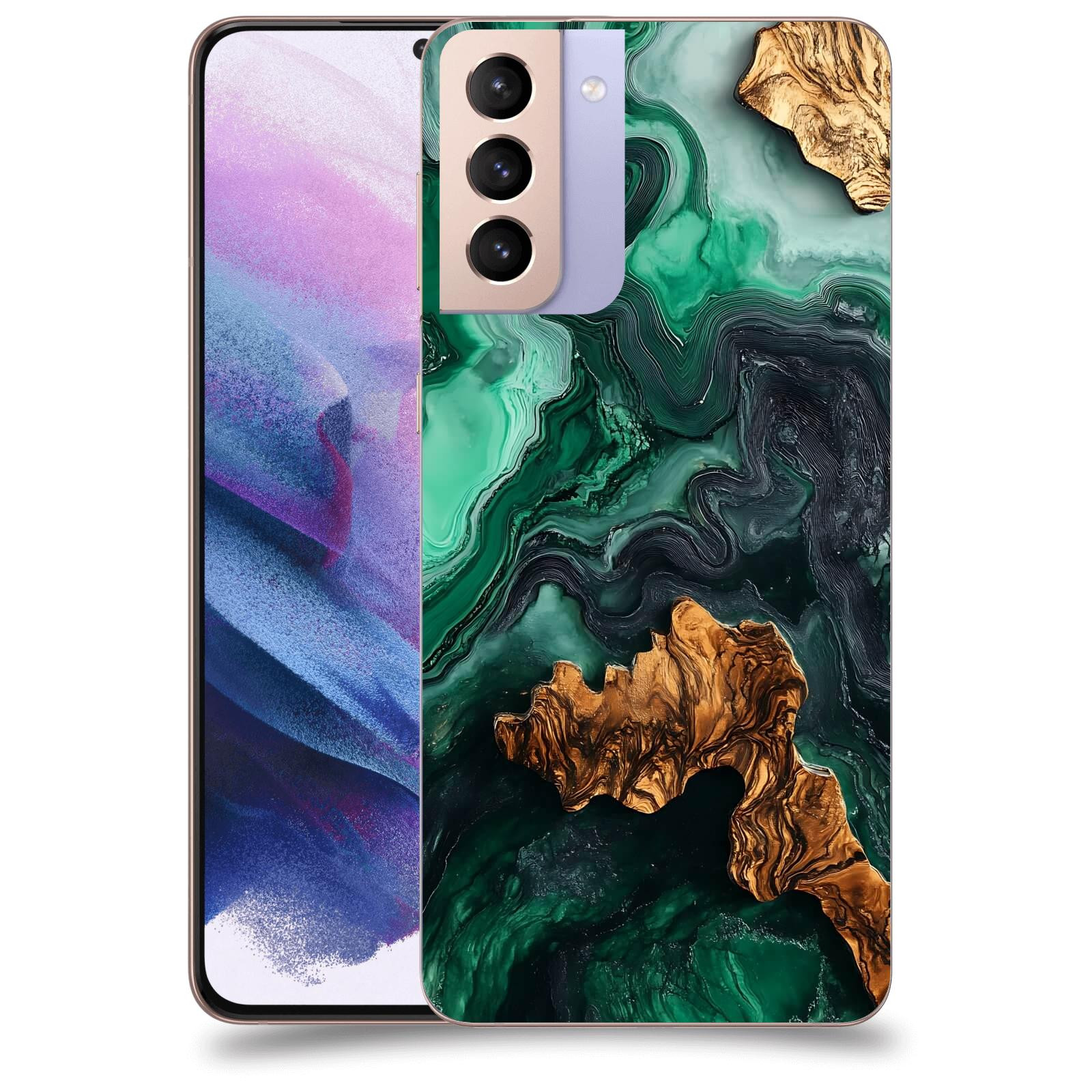 ACOVER Kryt na mobil Samsung Galaxy S21+ G996F - Forest Wood IV