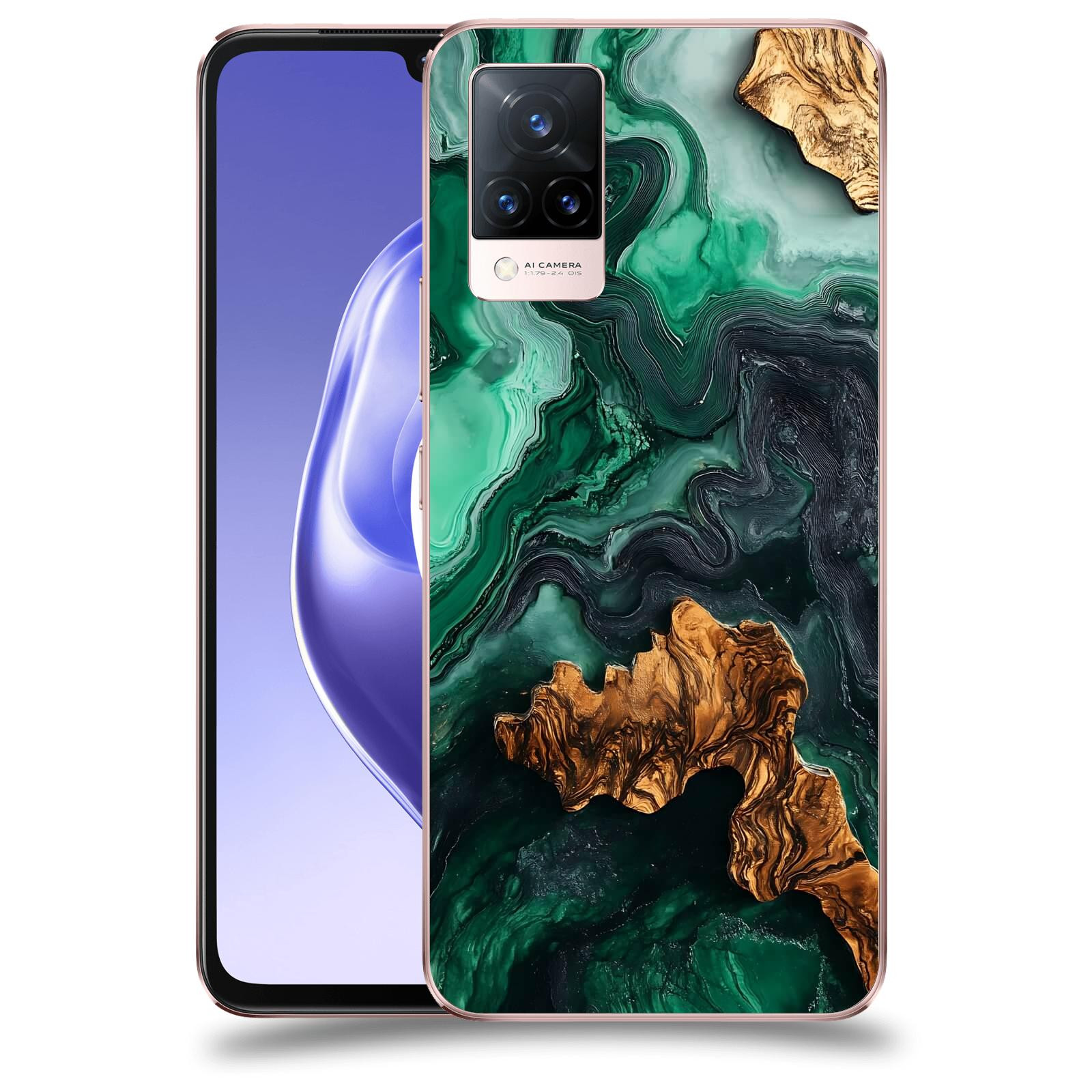 ACOVER Kryt na mobil Vivo V21 5G - Forest Wood IV