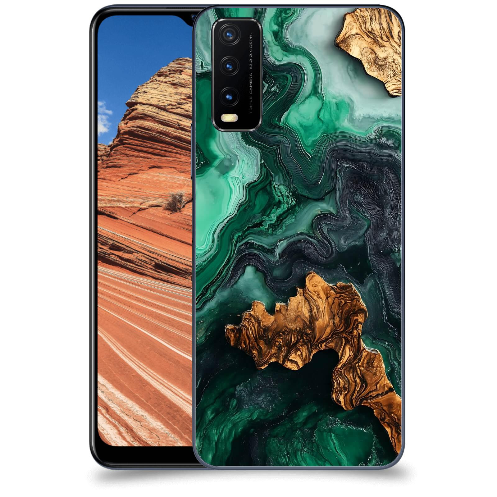 ACOVER Kryt na mobil Vivo Y20s - Forest Wood IV