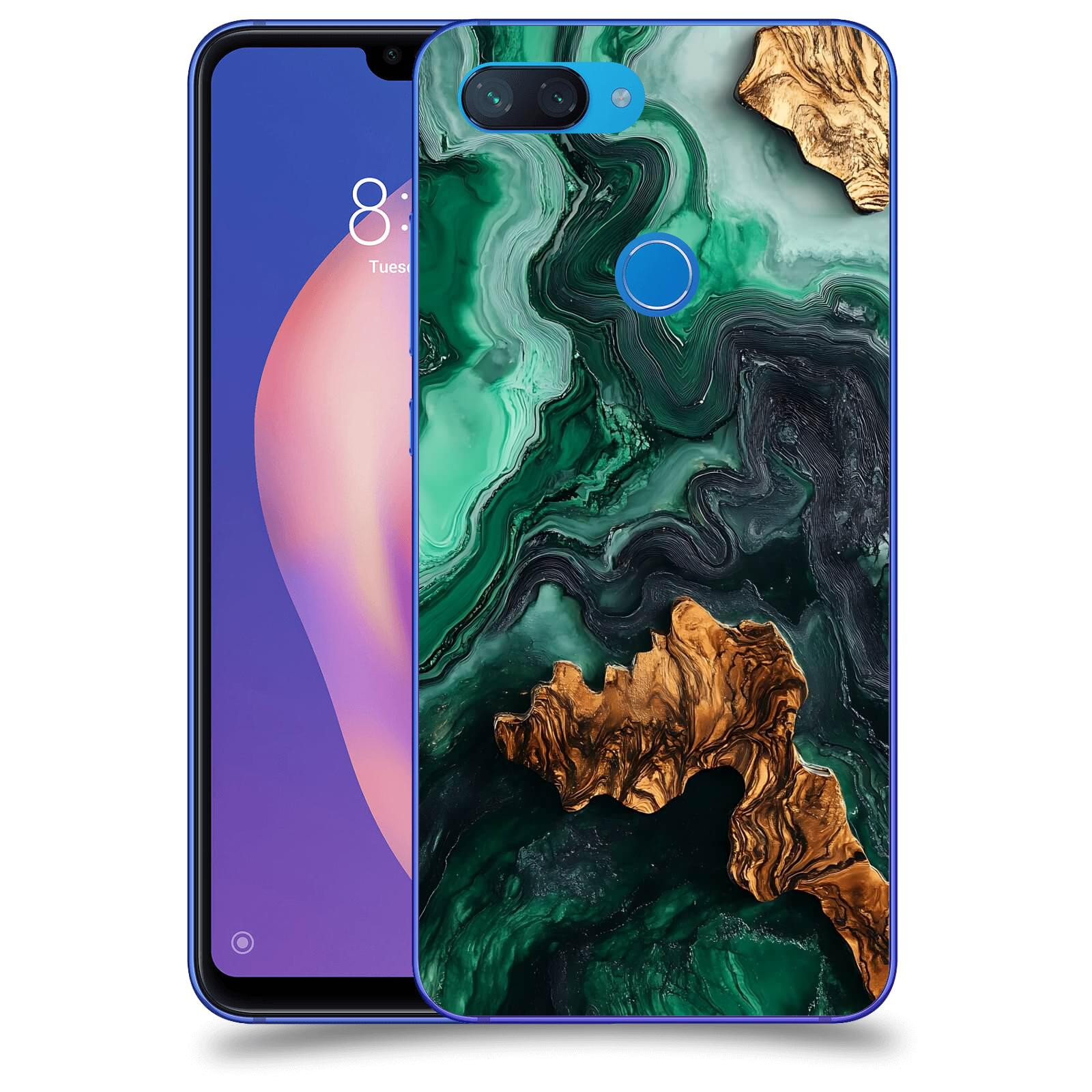 ACOVER Kryt na mobil Xiaomi Mi 8 Lite - Forest Wood IV