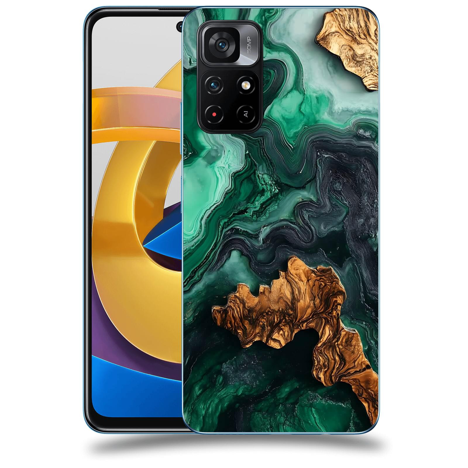 ACOVER Kryt na mobil Xiaomi Poco M4 Pro - Forest Wood IV