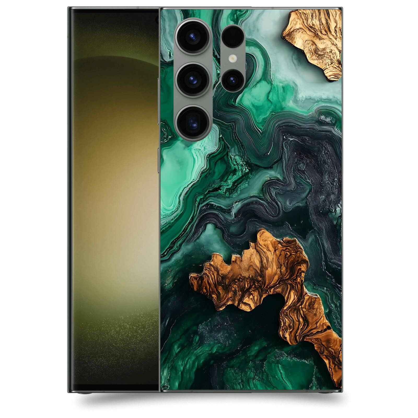 ACOVER Kryt na mobil Samsung Galaxy S23 Ultra 5G - Forest Wood IV